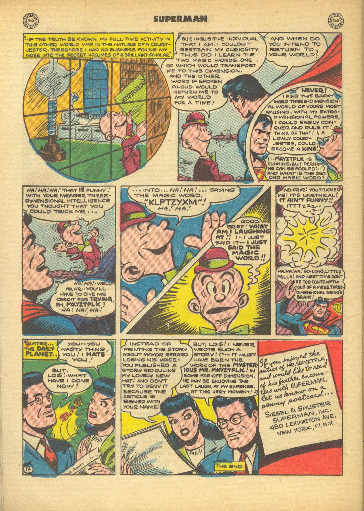 Read online Superman (1939) comic -  Issue #30 - 48