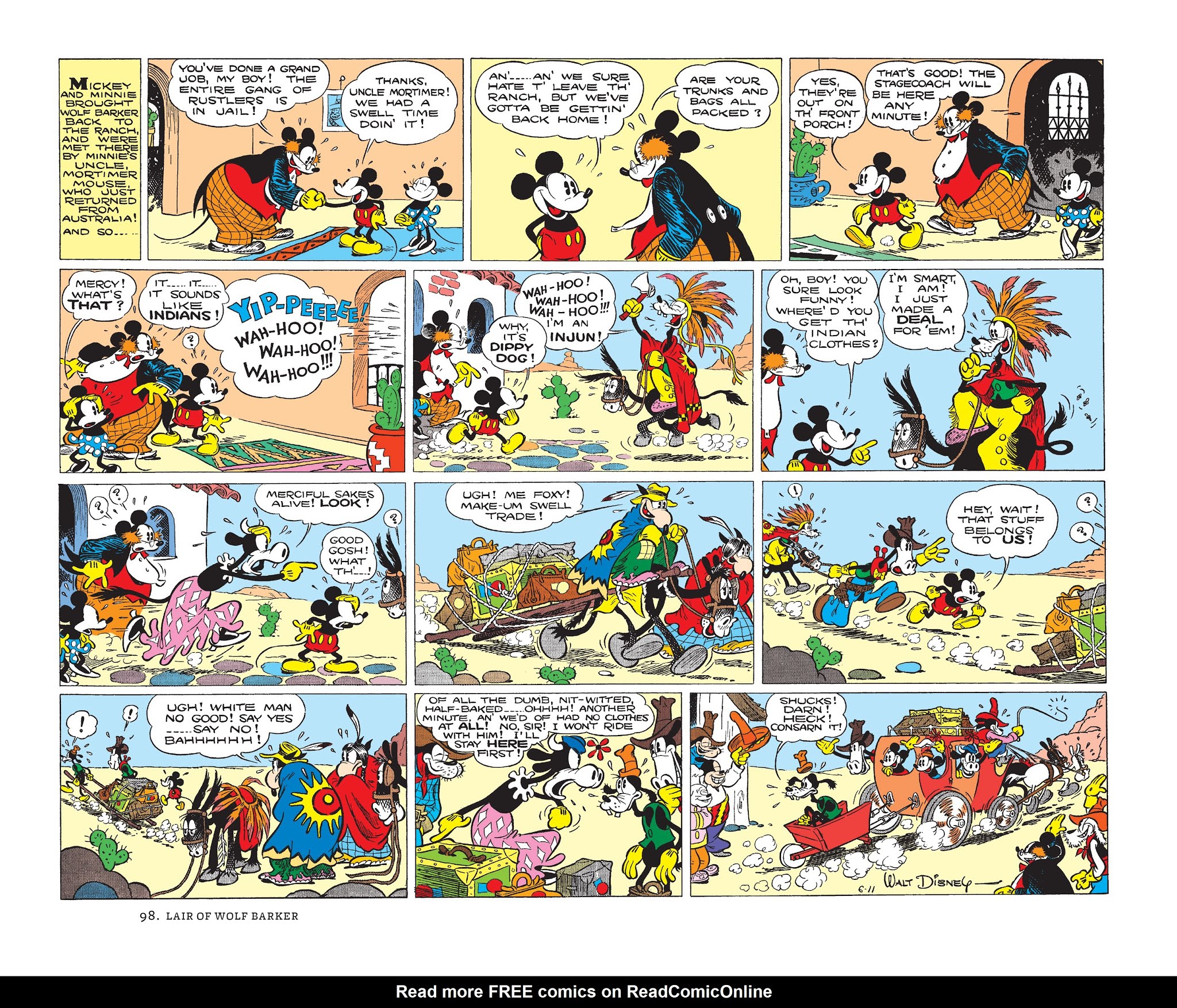 Read online Walt Disney's Mickey Mouse Color Sundays comic -  Issue # TPB 1 (Part 1) - 98