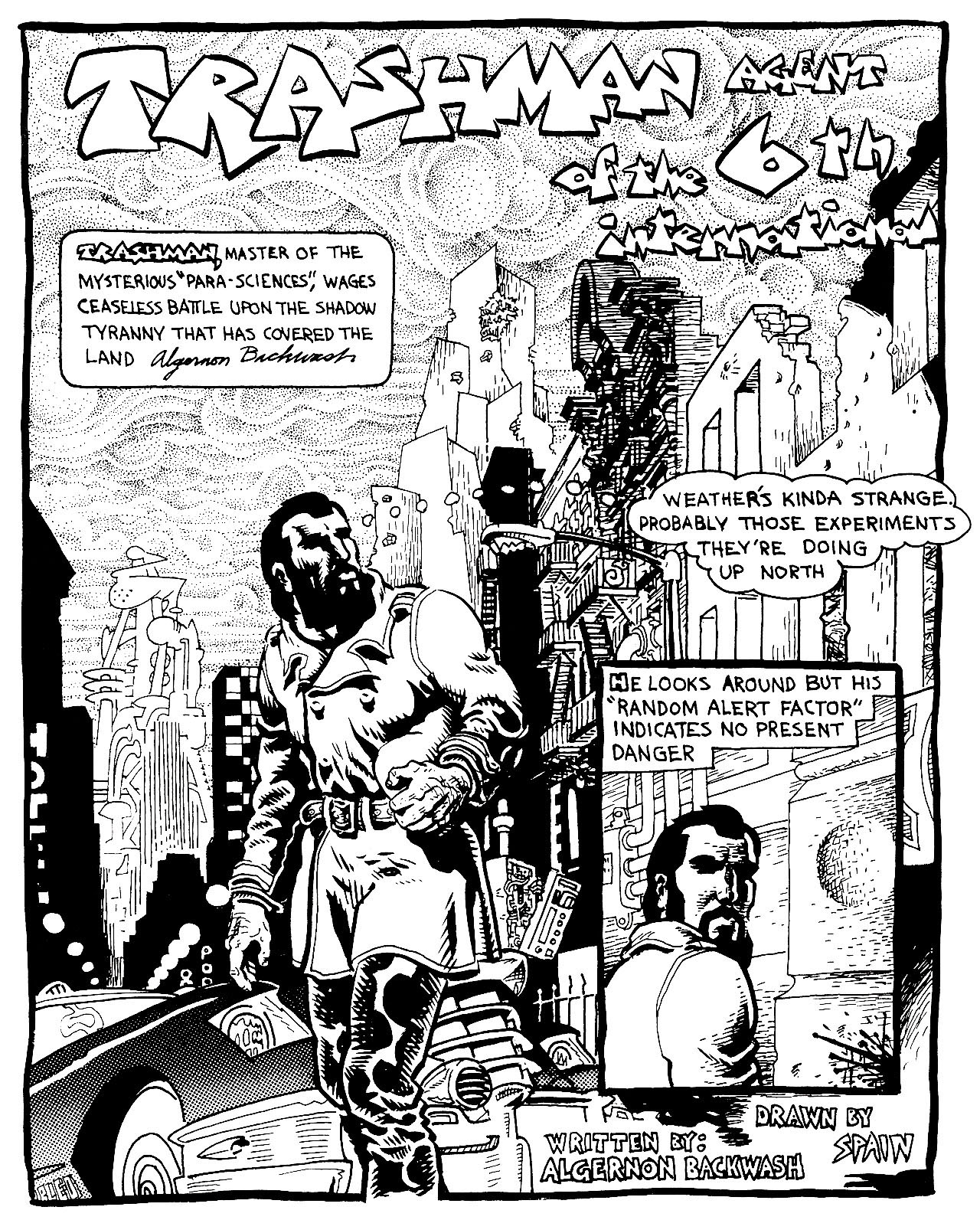 Read online Trashman Lives! comic -  Issue # TPB - 129