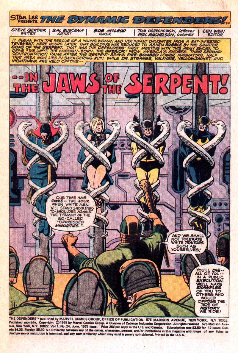 The Defenders (1972) Issue #24 #25 - English 2
