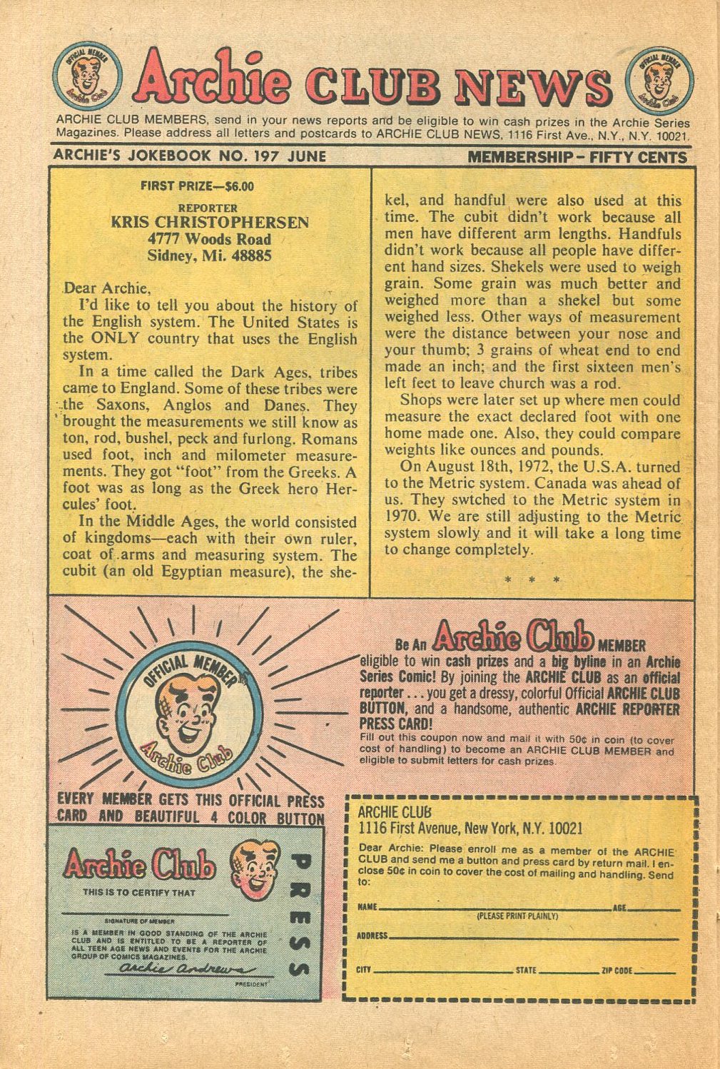 Read online Archie's Joke Book Magazine comic -  Issue #197 - 26
