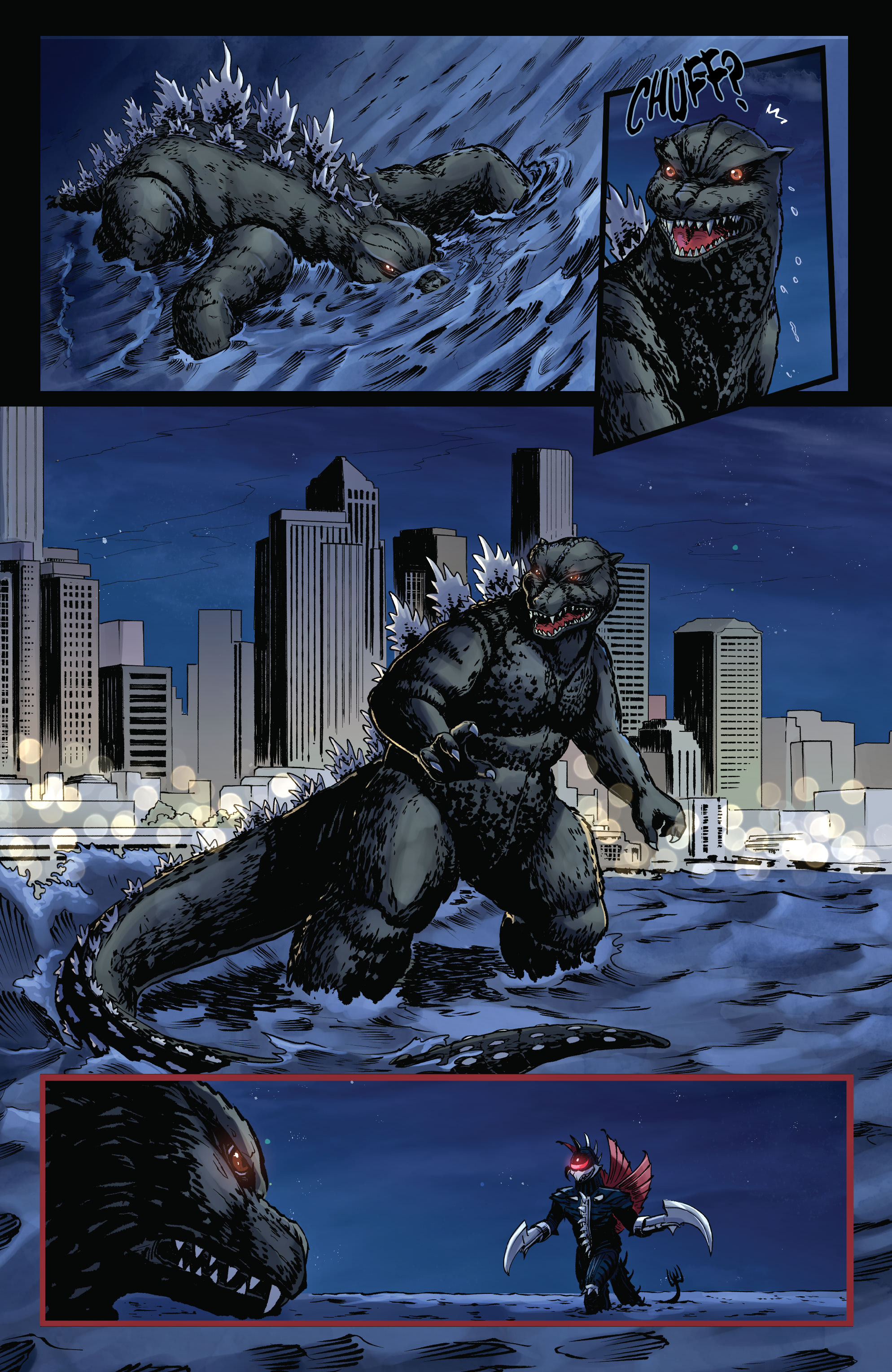 Read online Godzilla Rivals: Vs. Gigan comic -  Issue # Full - 17