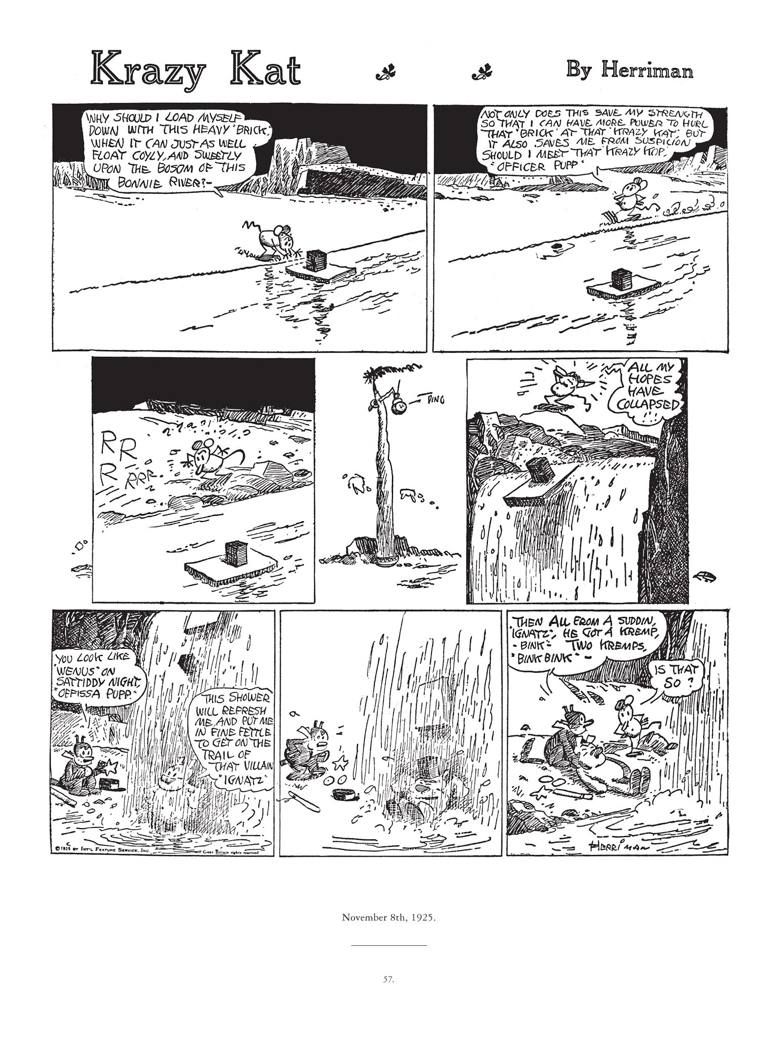 Read online Krazy & Ignatz comic -  Issue # TPB 4 - 58