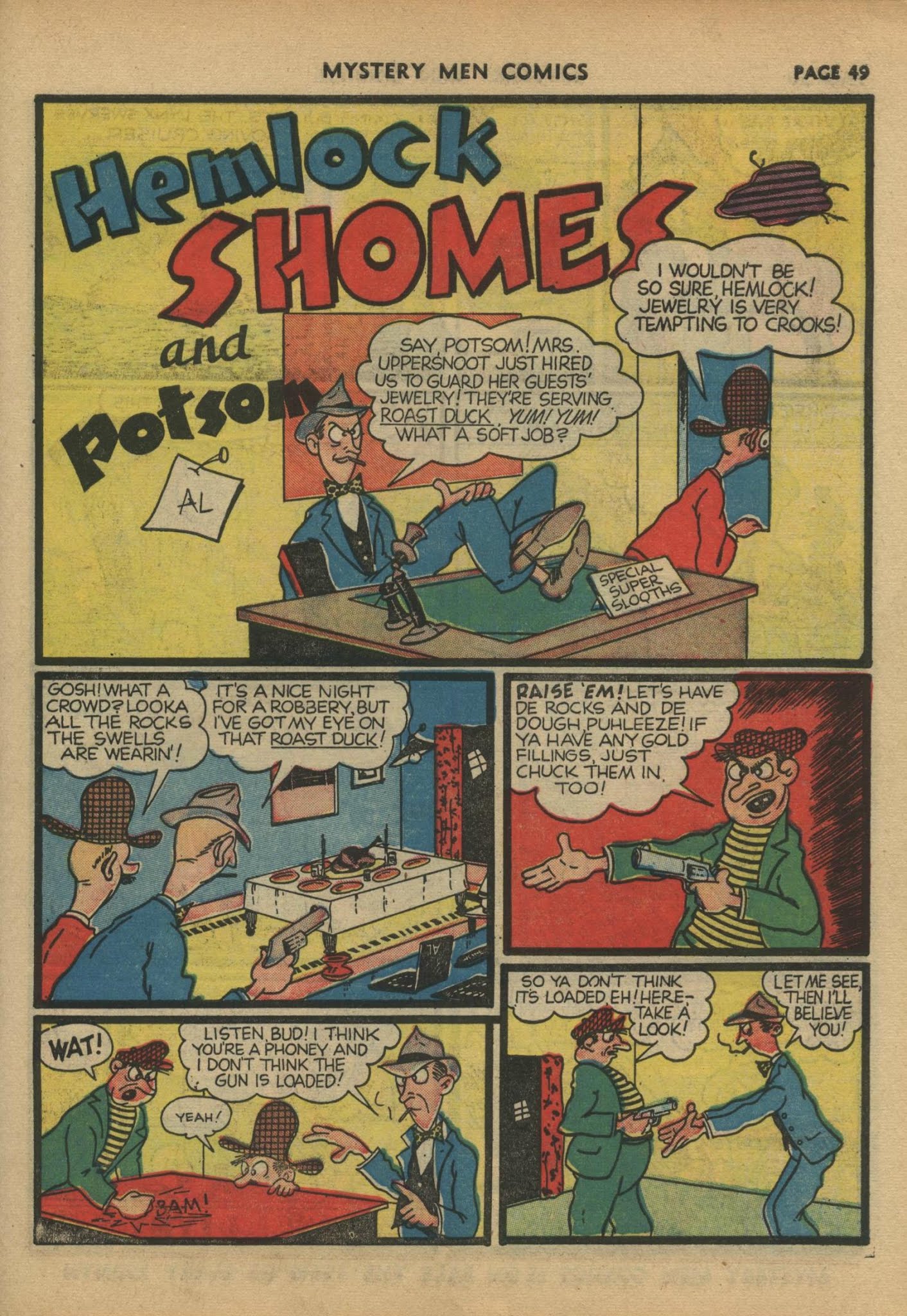 Read online Mystery Men Comics comic -  Issue #17 - 51