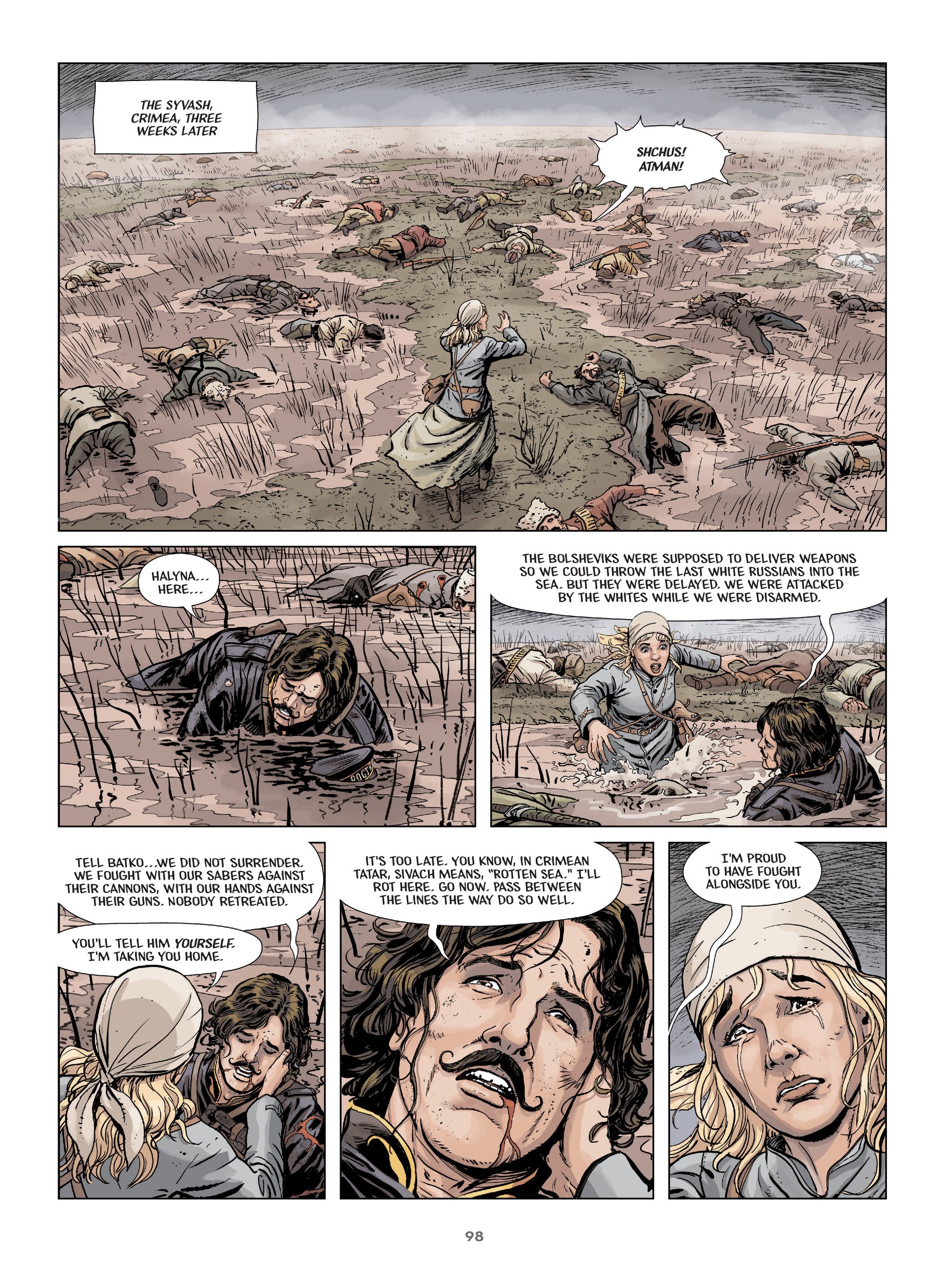 Read online Makhno: Ukrainian Freedom Fighter comic -  Issue # TPB - 99