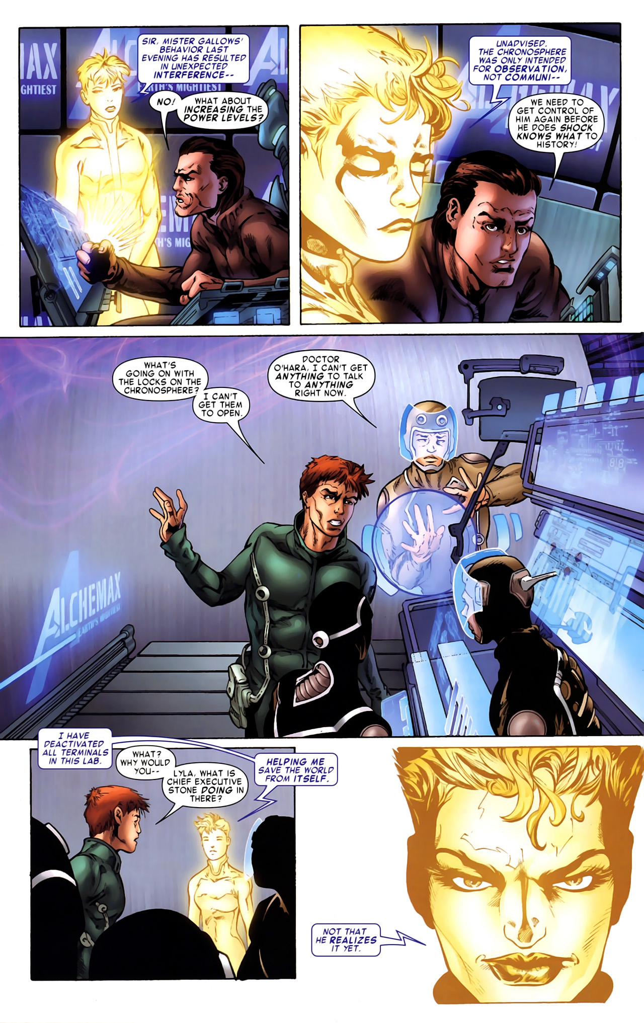 Read online Timestorm 2009/2099 comic -  Issue #2 - 14