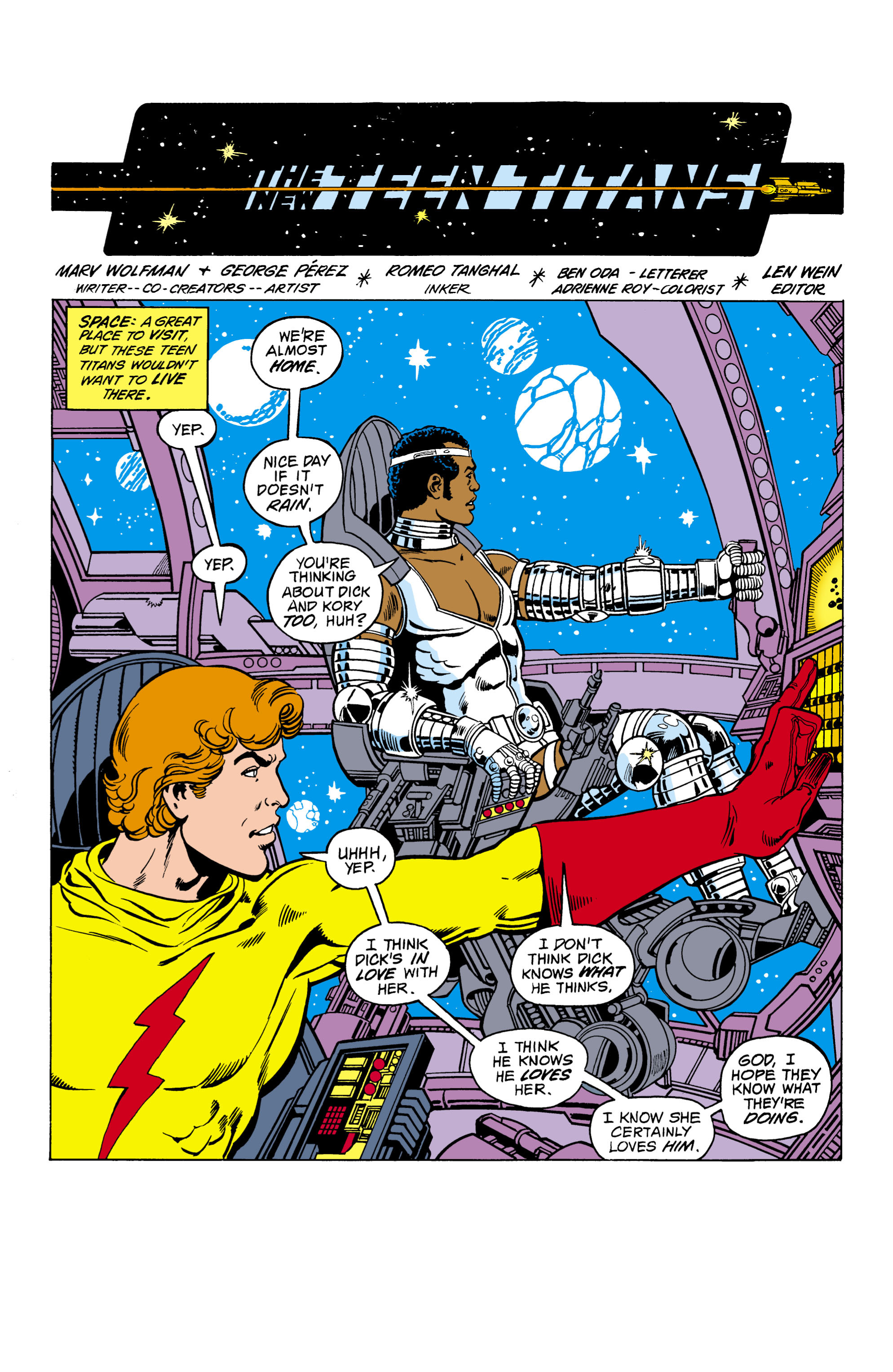 Read online The New Teen Titans (1980) comic -  Issue #26 - 2