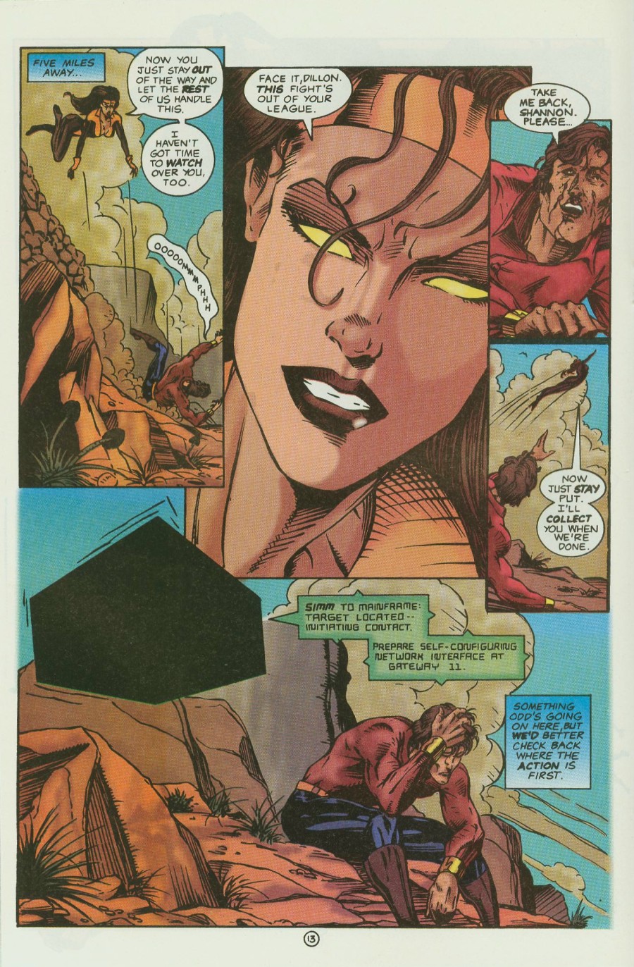 Read online Ex-Mutants comic -  Issue #13 - 16