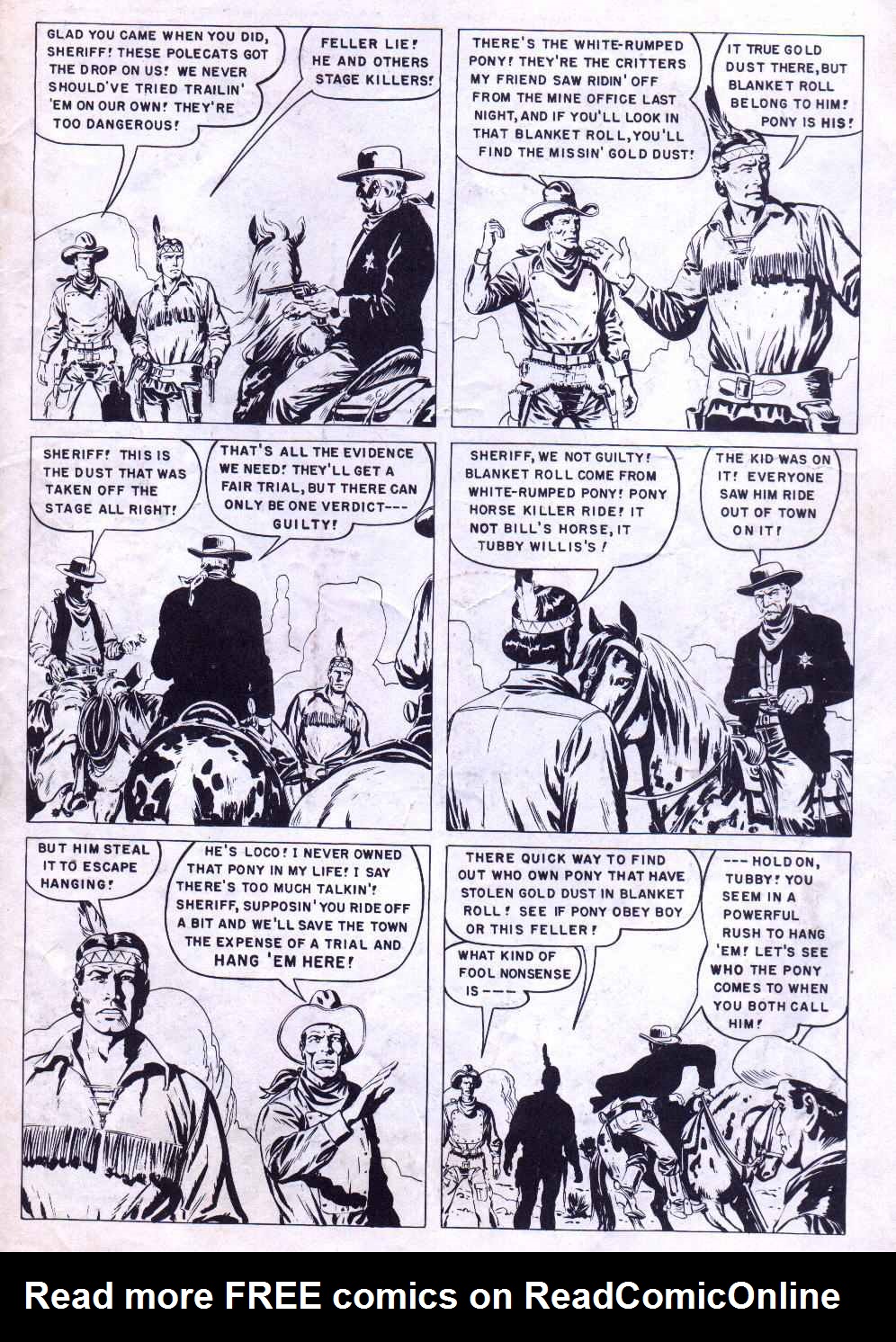 Read online Lone Ranger's Companion Tonto comic -  Issue #14 - 35