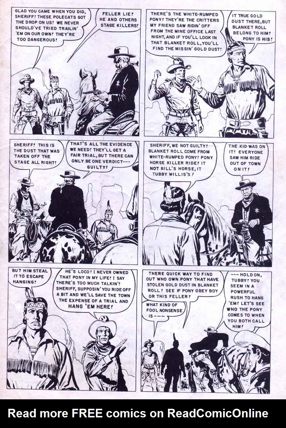 Read online Lone Ranger's Companion Tonto comic -  Issue #14 - 35