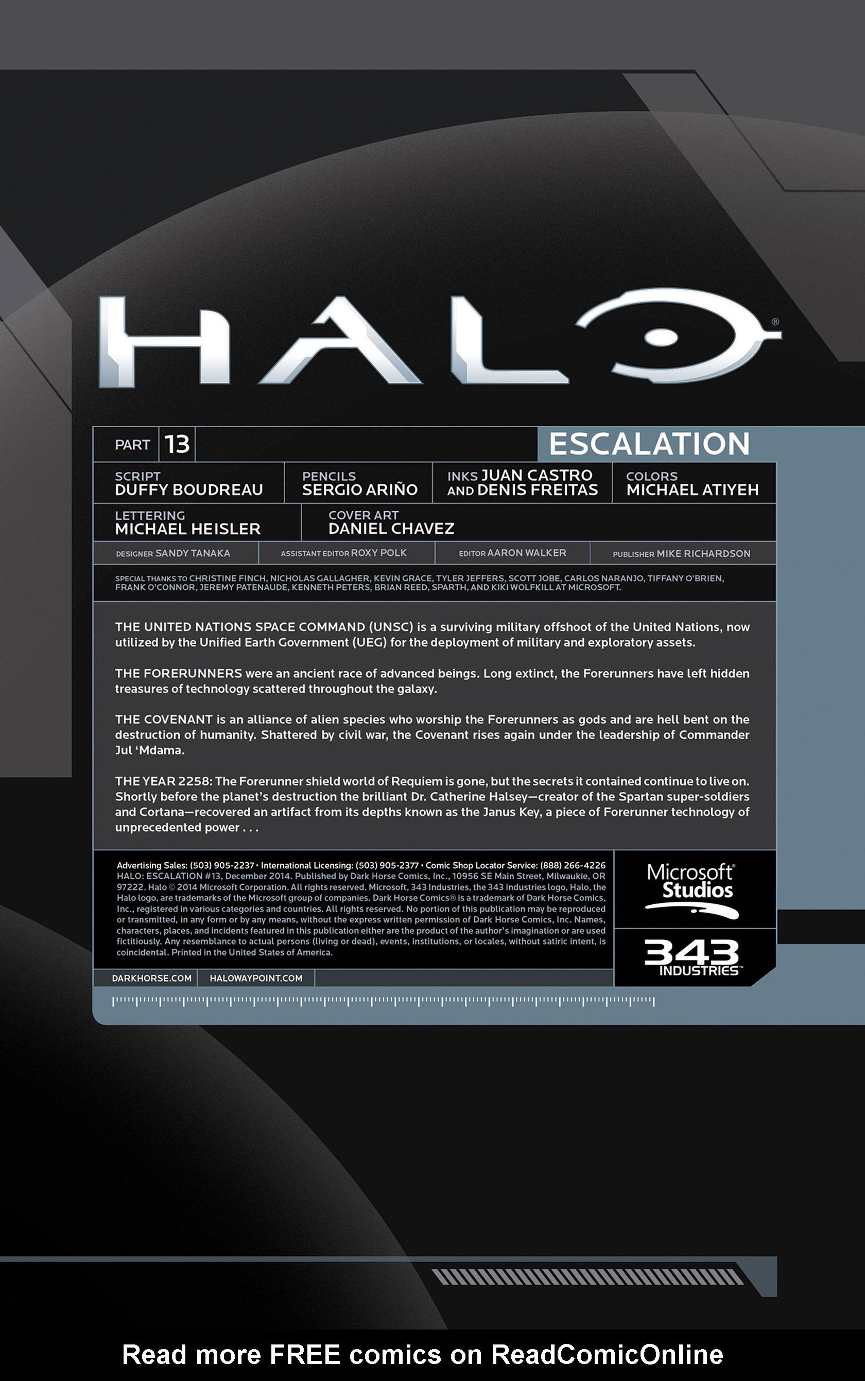 Read online Halo: Escalation comic -  Issue #13 - 2