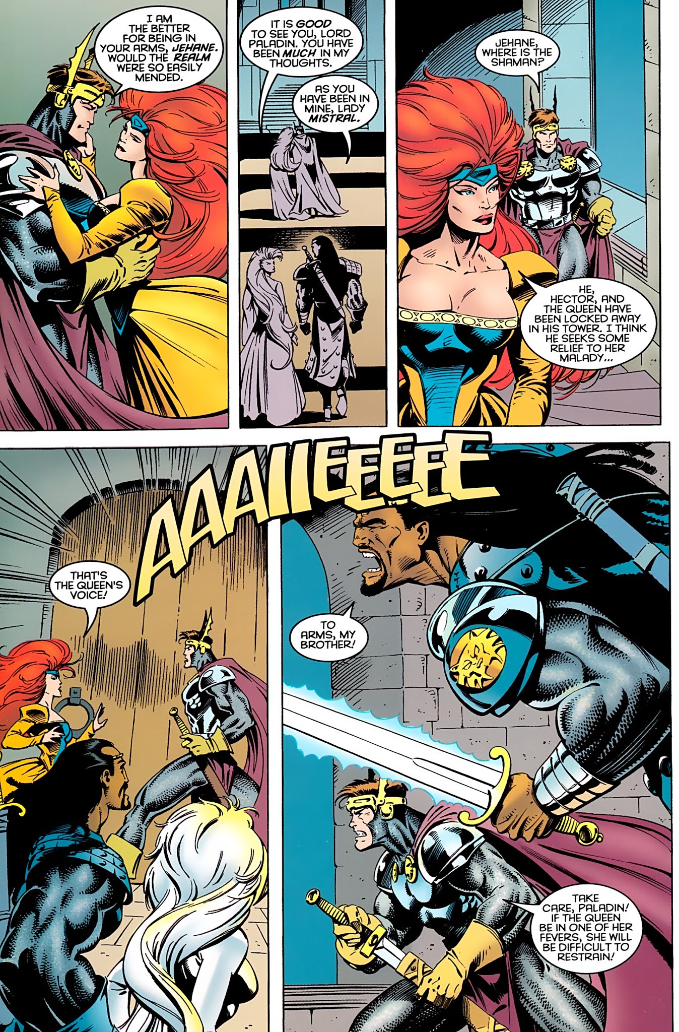 Read online Wolverine: Knight of Terra comic -  Issue # Full - 16