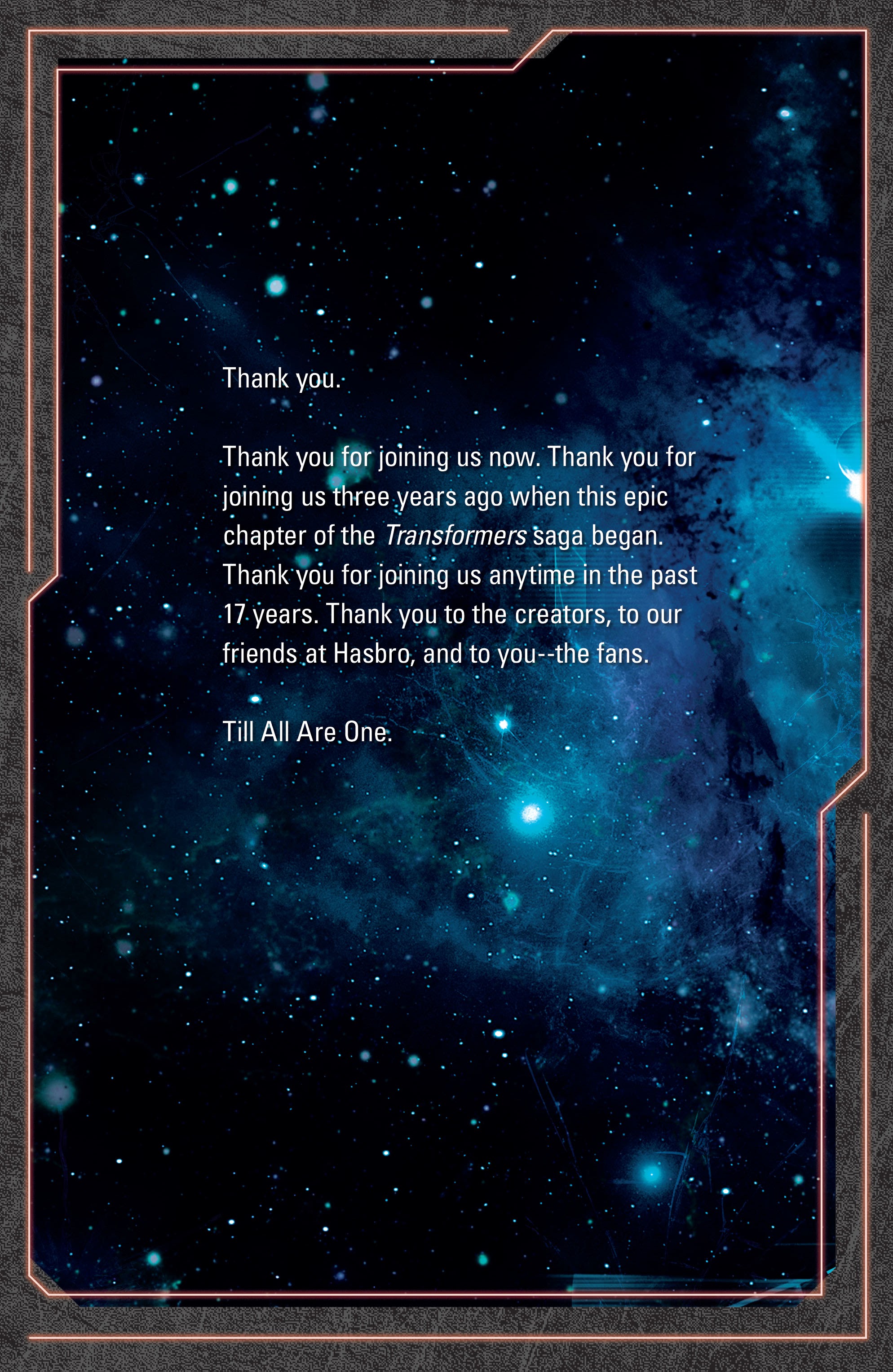 Read online Transformers: Fate of Cybertron comic -  Issue # Full - 43