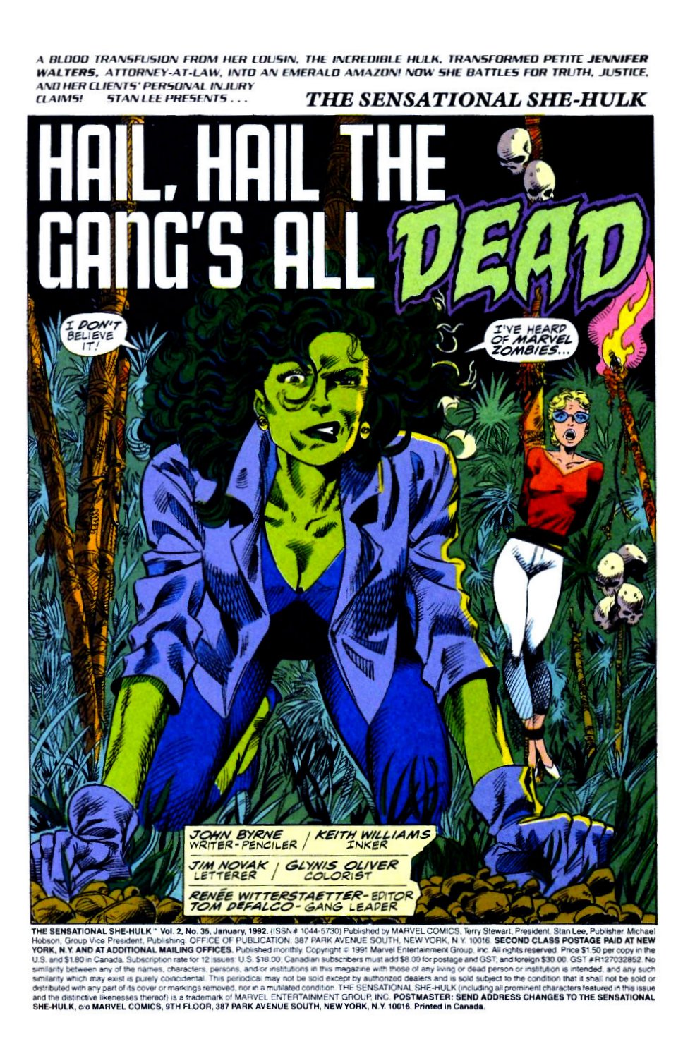 Read online The Sensational She-Hulk comic -  Issue #35 - 2