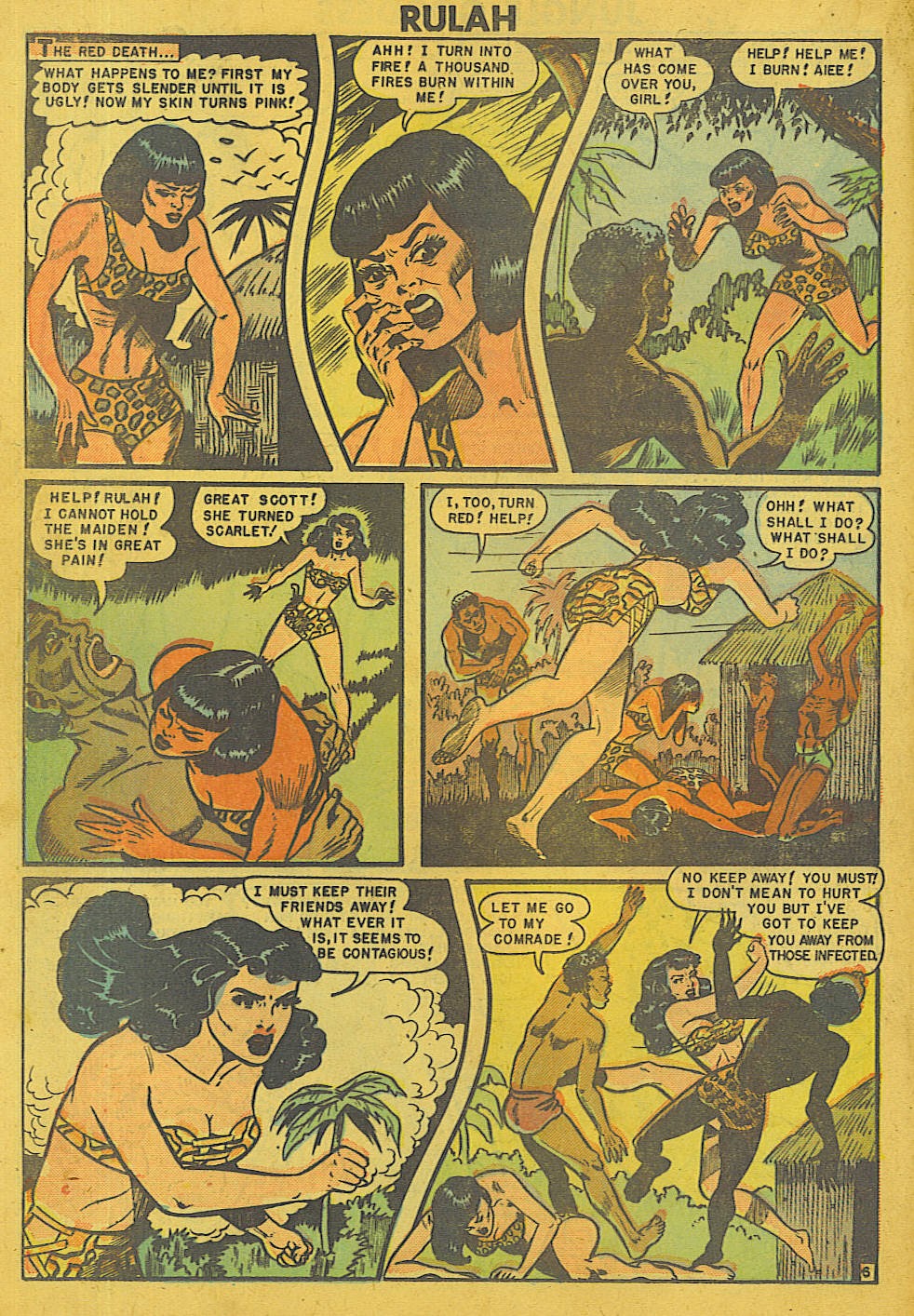 Read online Rulah - Jungle Goddess comic -  Issue #21 - 18