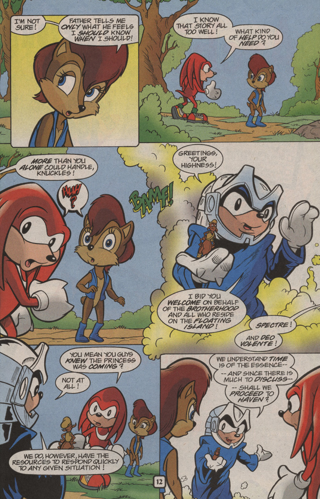 Read online Knuckles the Echidna comic -  Issue #29 - 17