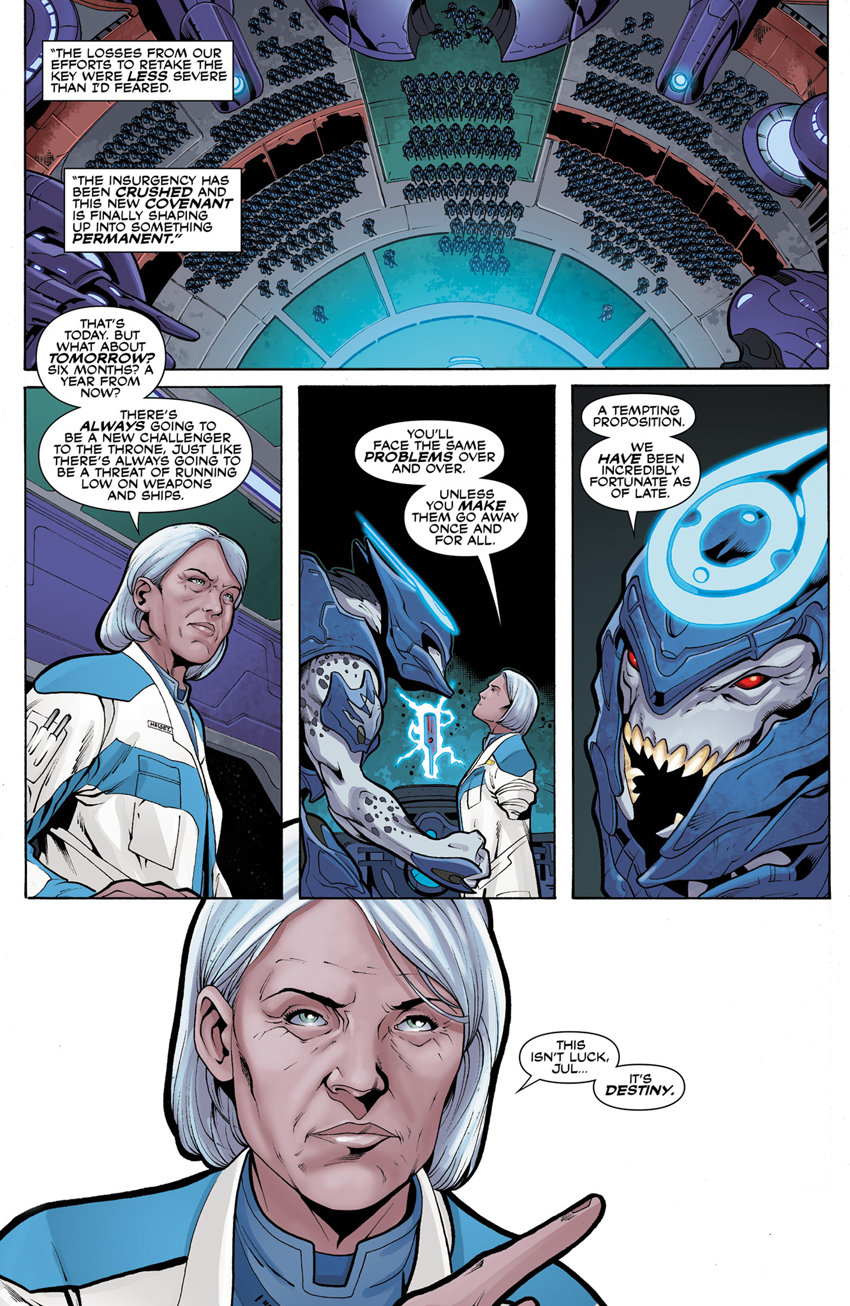 Read online Halo: Escalation comic -  Issue #19 - 10