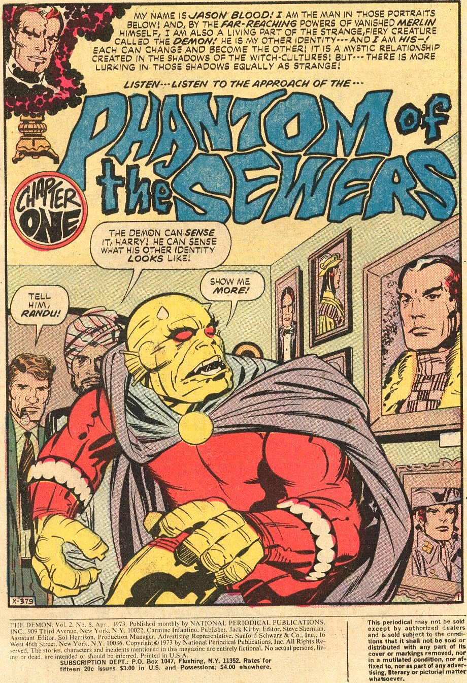 Read online The Demon (1972) comic -  Issue #8 - 2