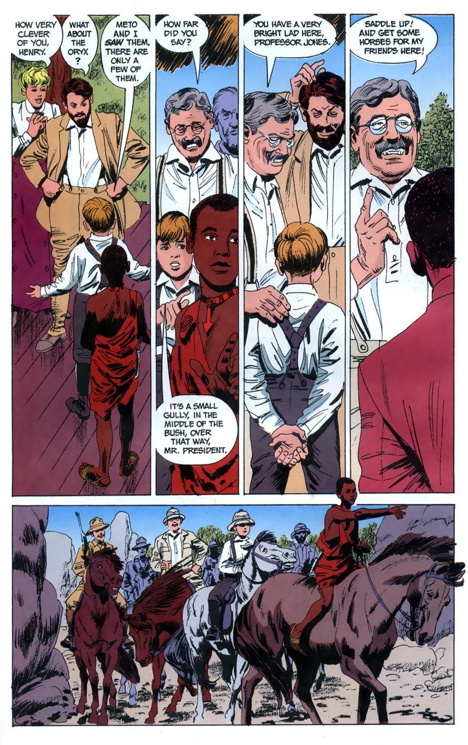 Read online Young Indiana Jones Chronicles comic -  Issue #4 - 18