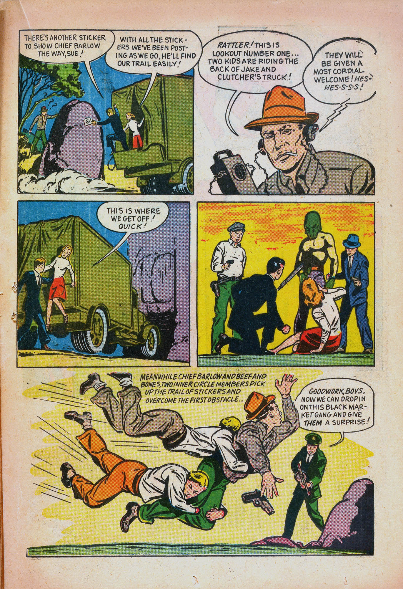 Read online Shadow Comics comic -  Issue #34 - 39