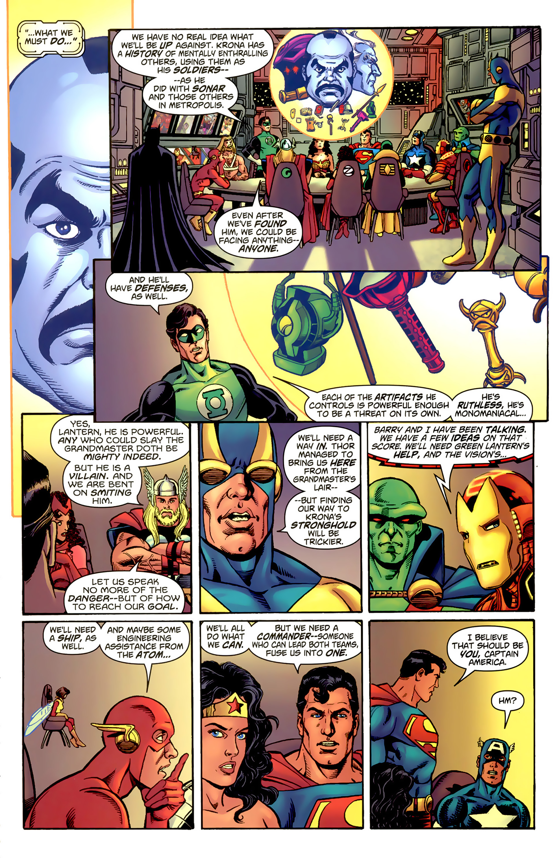 Read online JLA/Avengers comic -  Issue #4 - 8