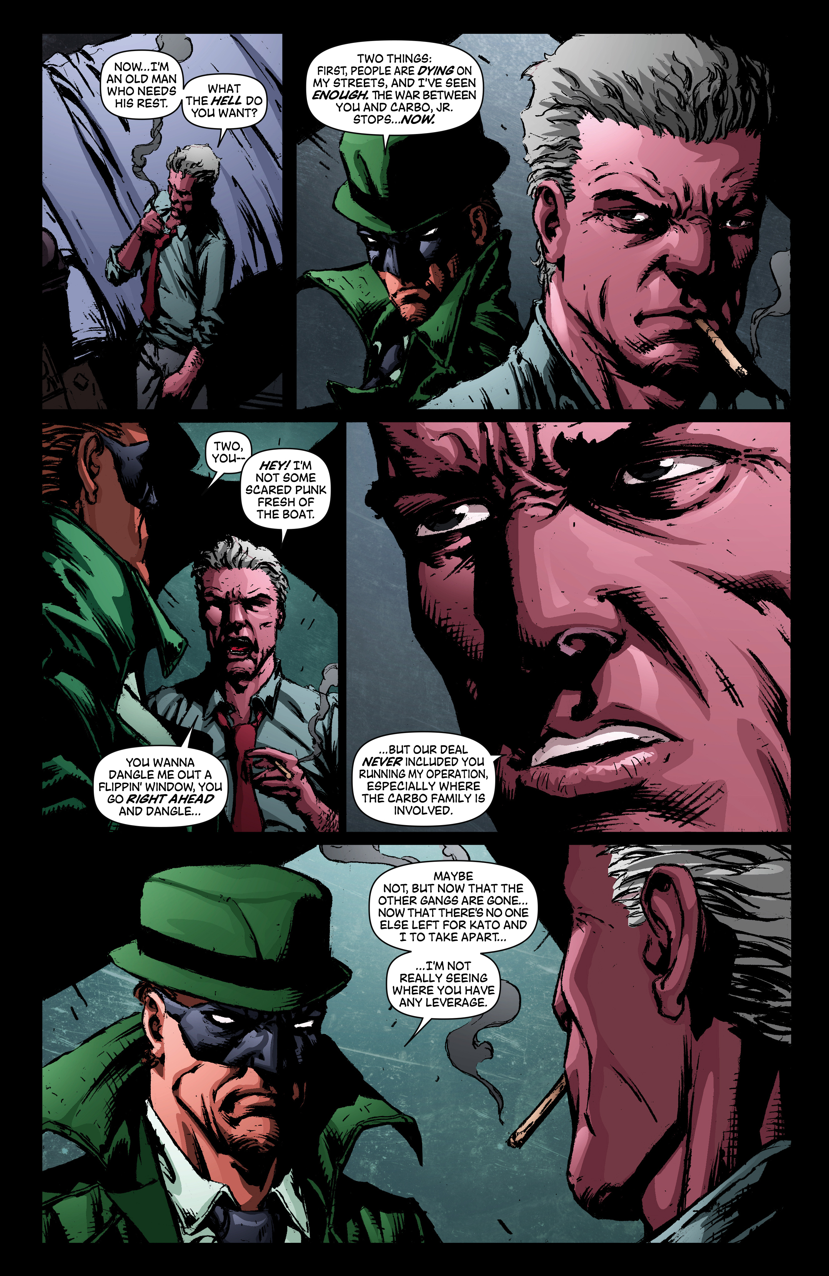 Read online Green Hornet: Blood Ties comic -  Issue #4 - 5