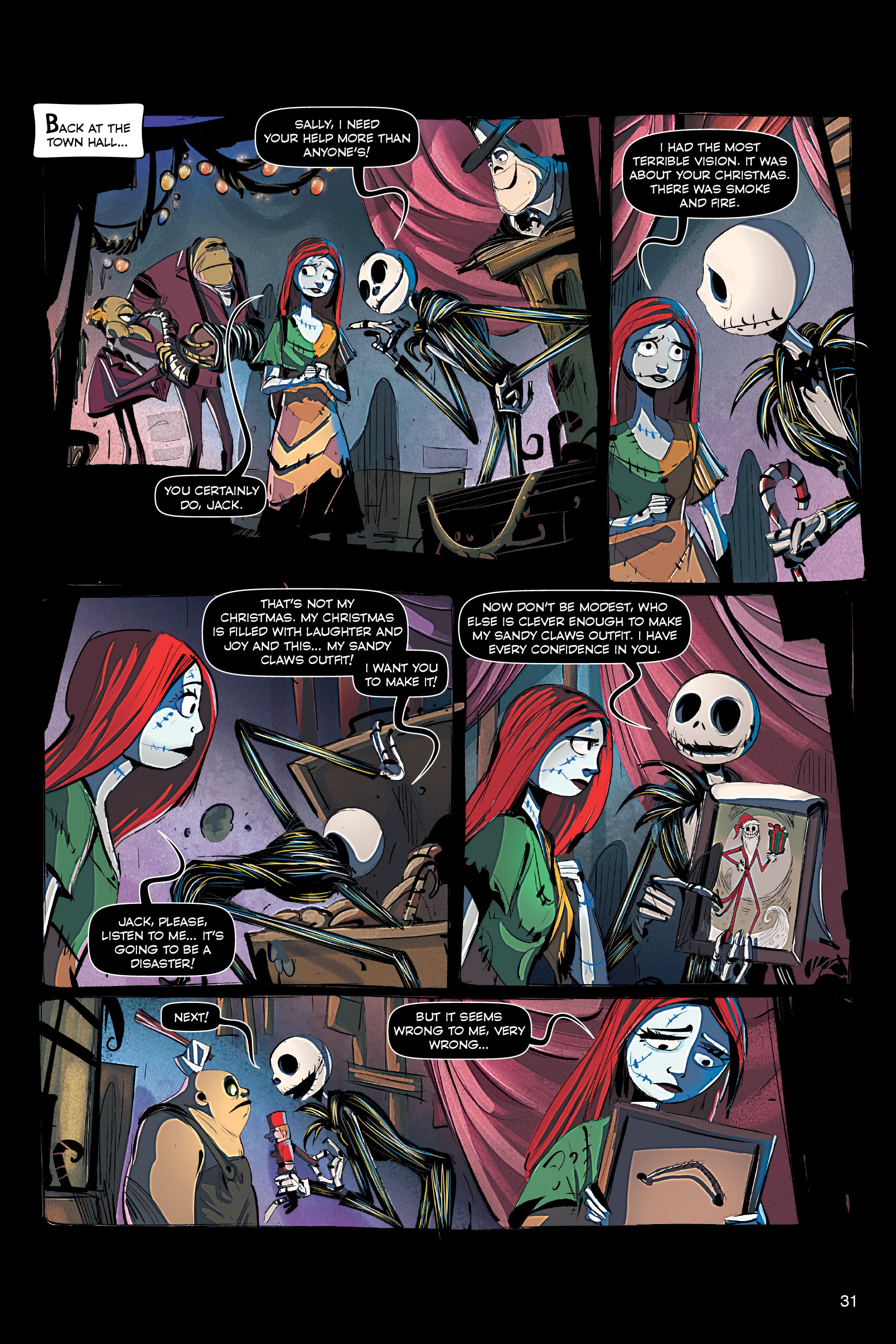 Read online Disney The Nightmare Before Christmas: The Story of the Movie in Comics comic -  Issue # Full - 30