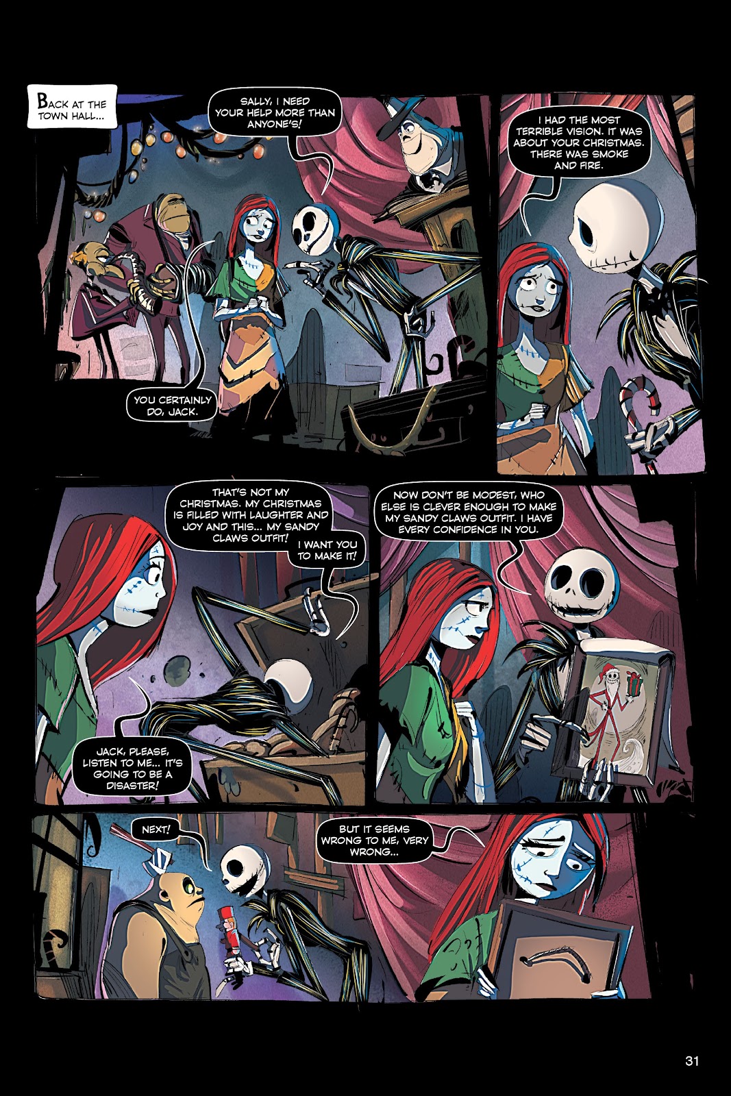 Disney The Nightmare Before Christmas: The Story of the Movie in Comics issue Full - Page 30