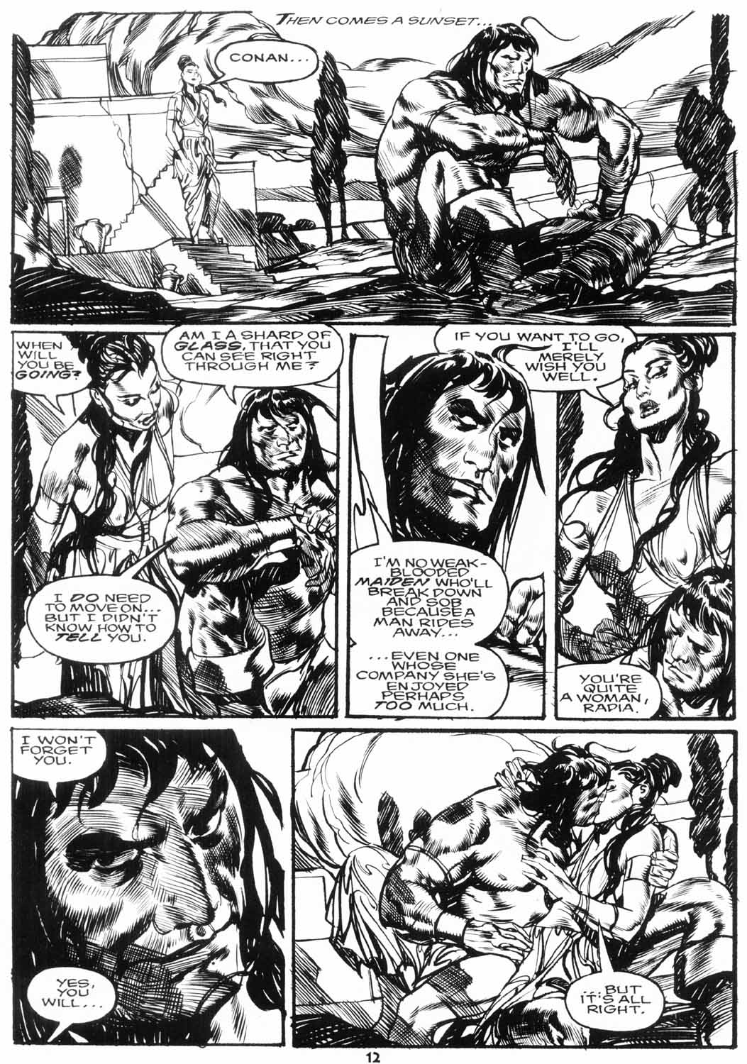 Read online The Savage Sword Of Conan comic -  Issue #224 - 14