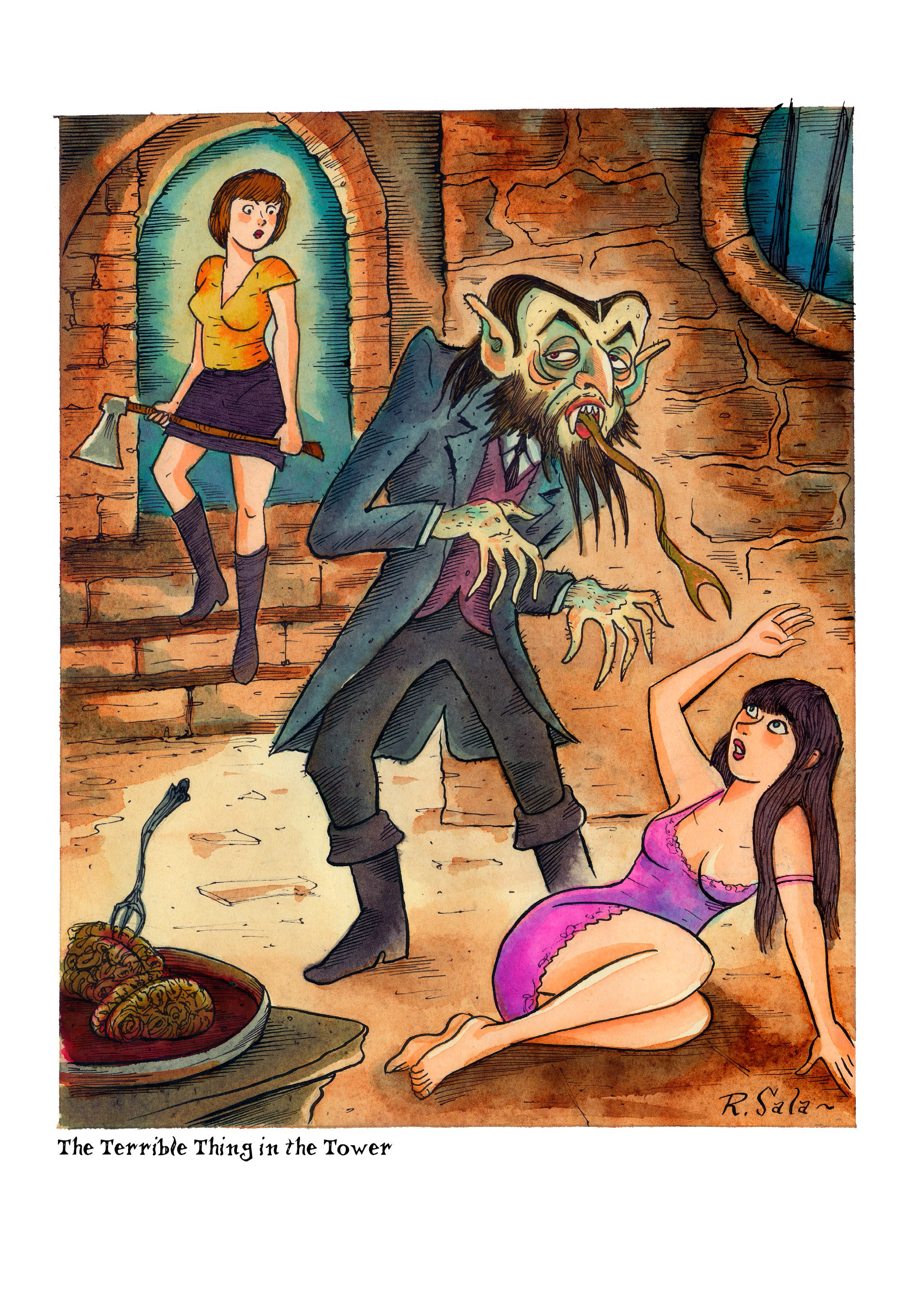 Read online Violenzia and Other Deadly Amusements comic -  Issue # TPB - 103