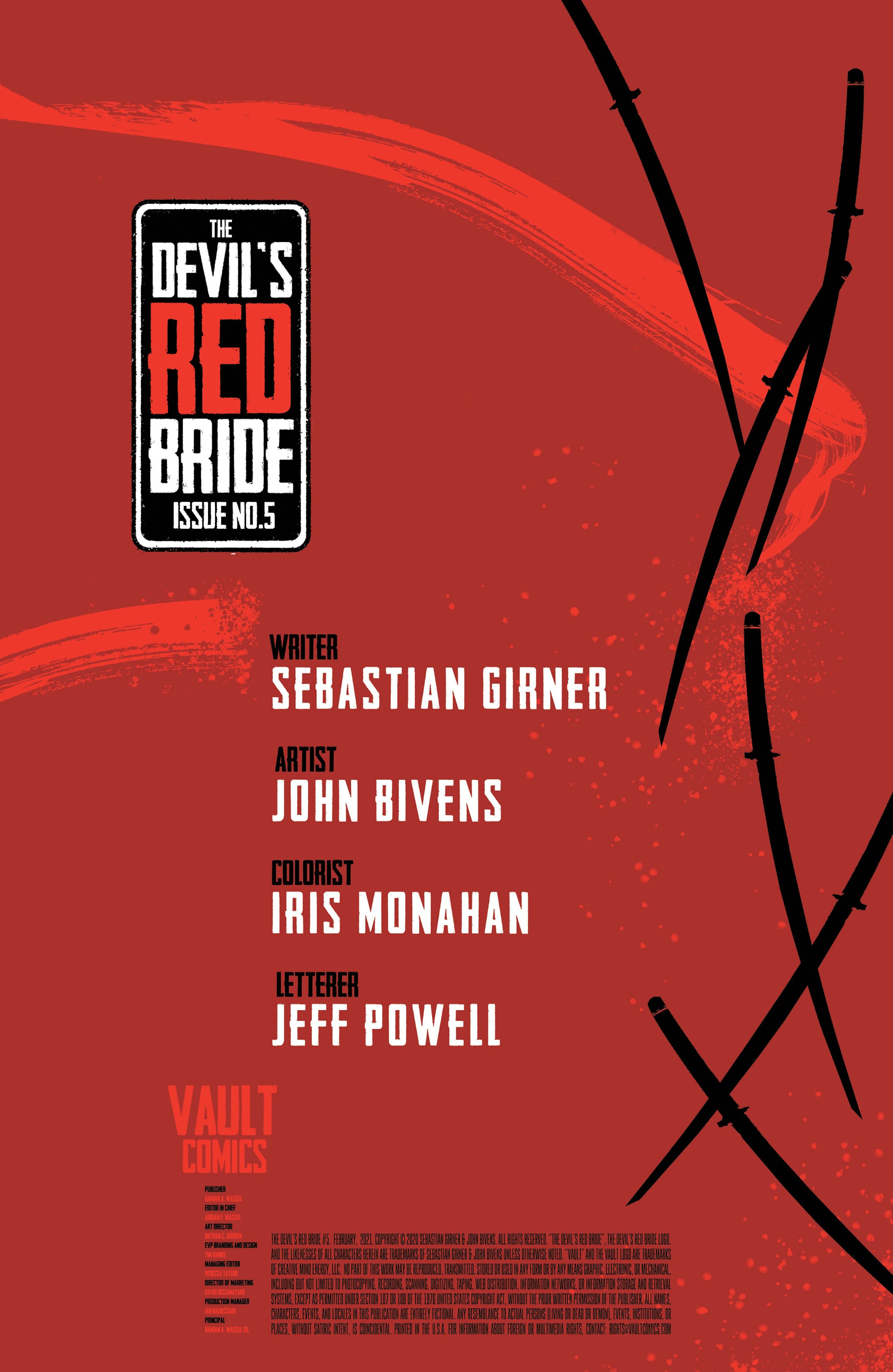 Read online The Devil's Red Bride comic -  Issue #5 - 3