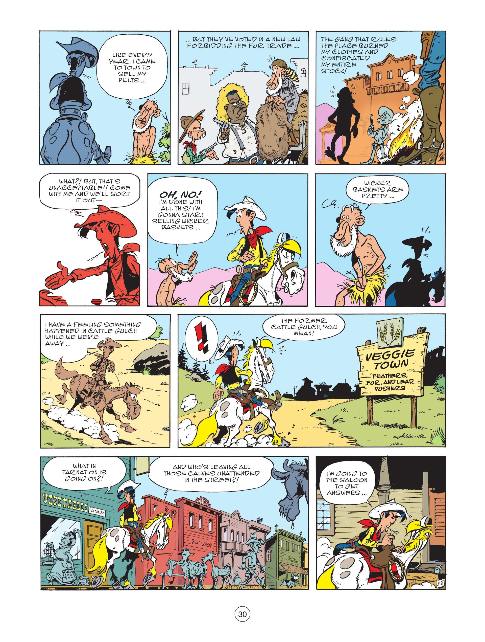 Read online A Lucky Luke Adventure comic -  Issue #82 - 32
