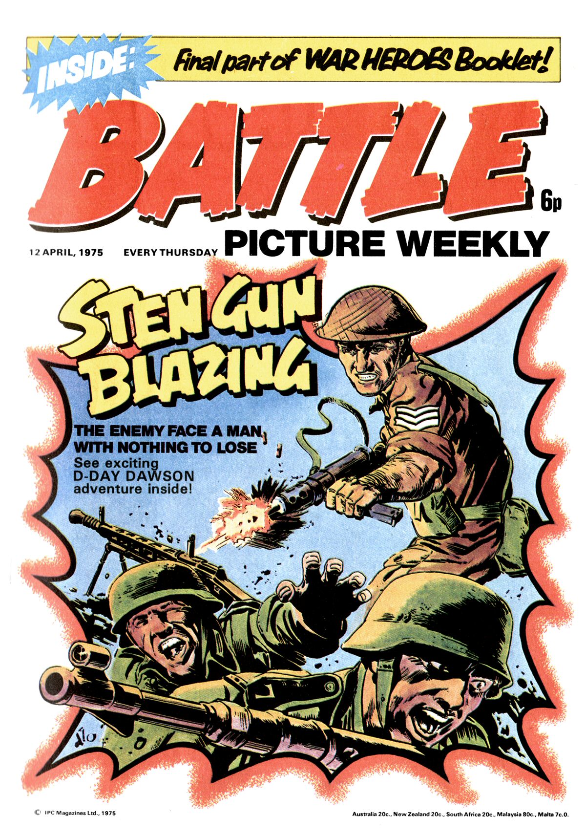 Read online Battle Picture Weekly comic -  Issue #6 - 1
