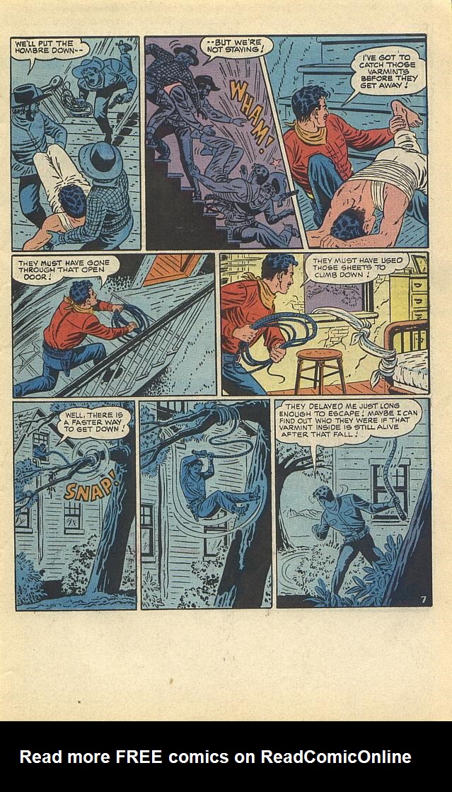 Read online Lash LaRue Western comic -  Issue #1 - 9