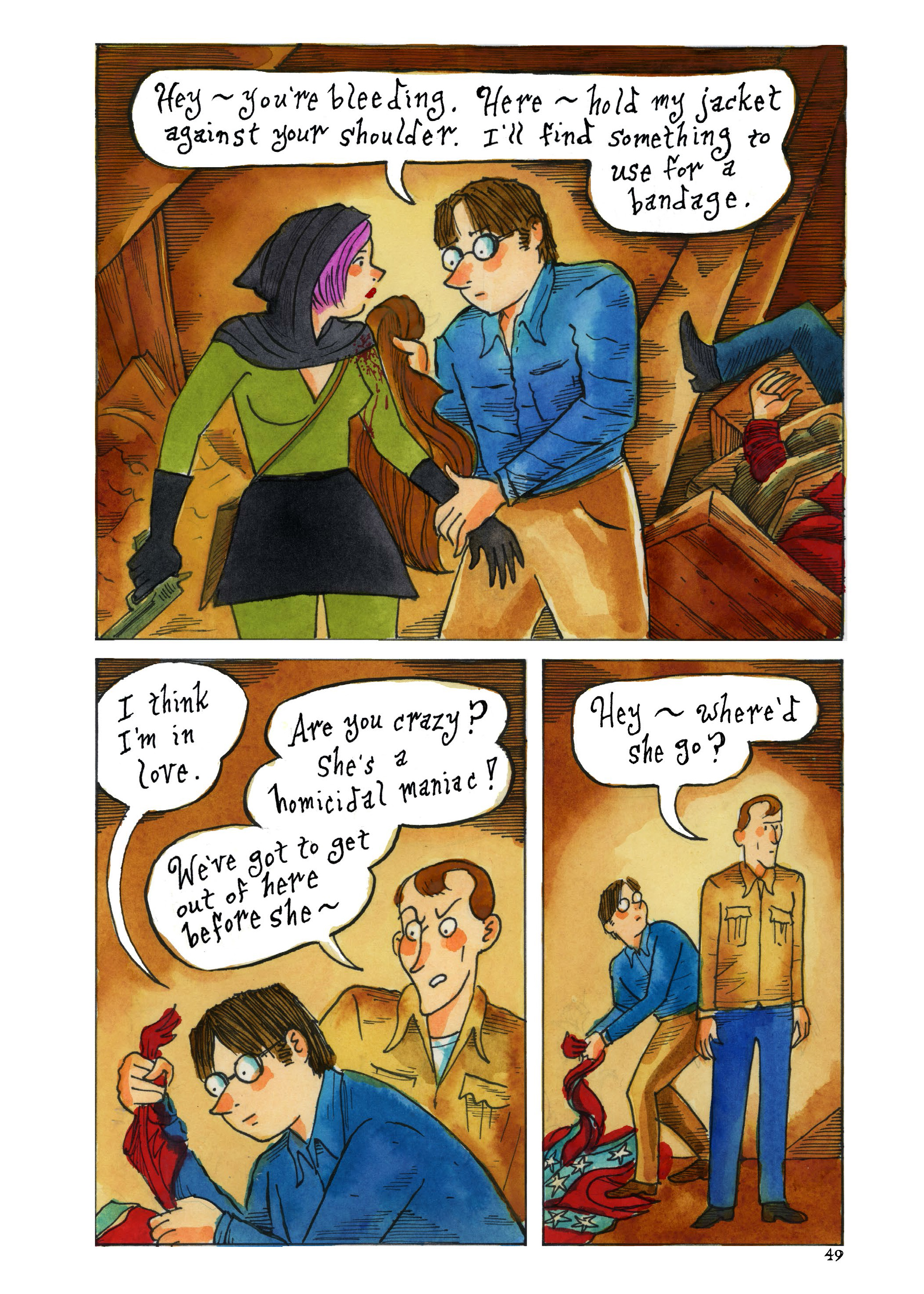 Read online Violenzia and Other Deadly Amusements comic -  Issue # TPB - 50