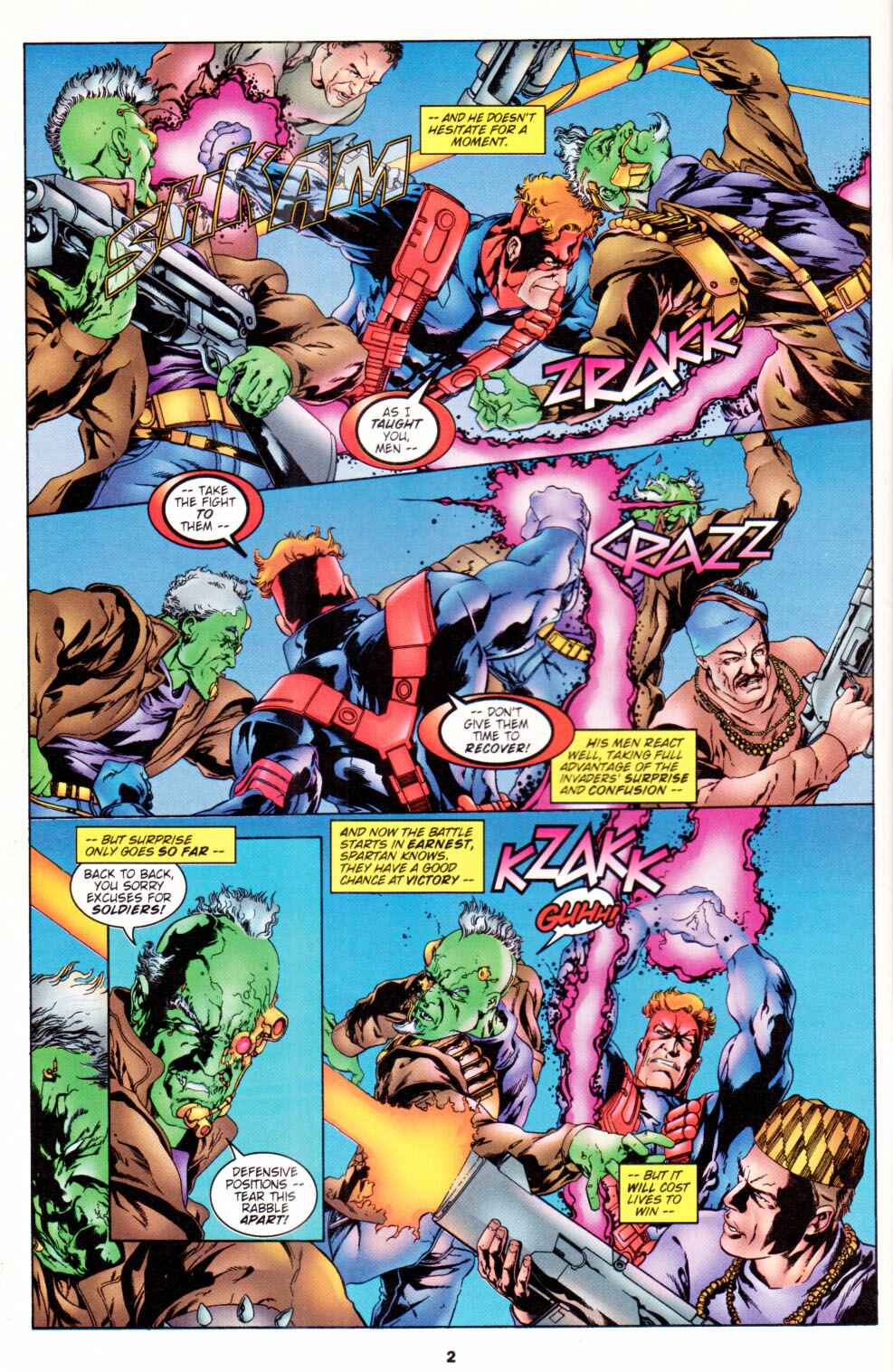 Read online Spartan: Warrior Spirit comic -  Issue #2 - 3