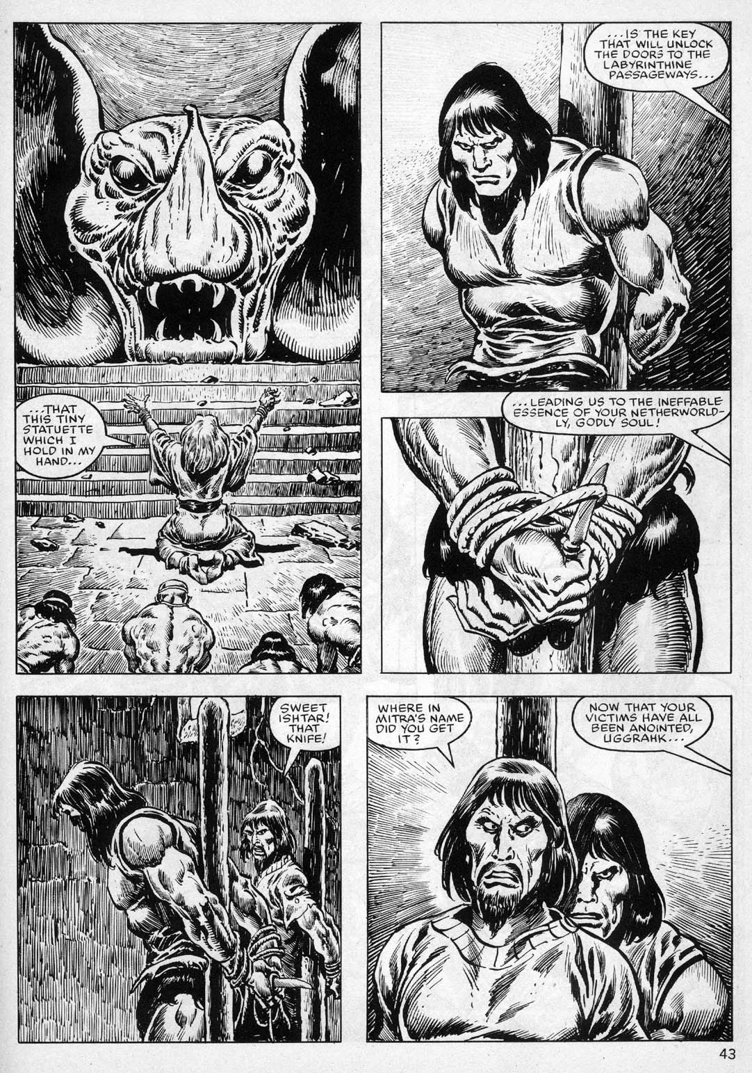 Read online The Savage Sword Of Conan comic -  Issue #100 - 39