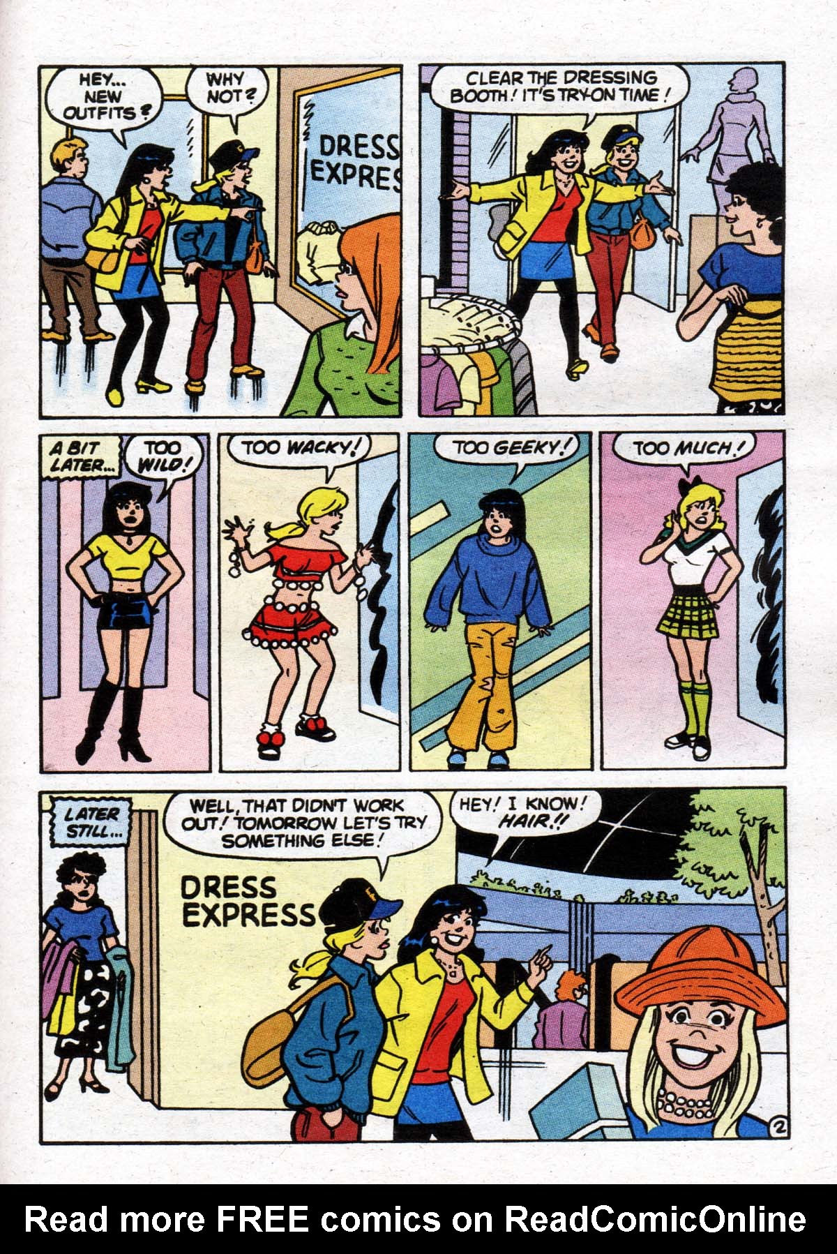Read online Betty and Veronica Digest Magazine comic -  Issue #135 - 60