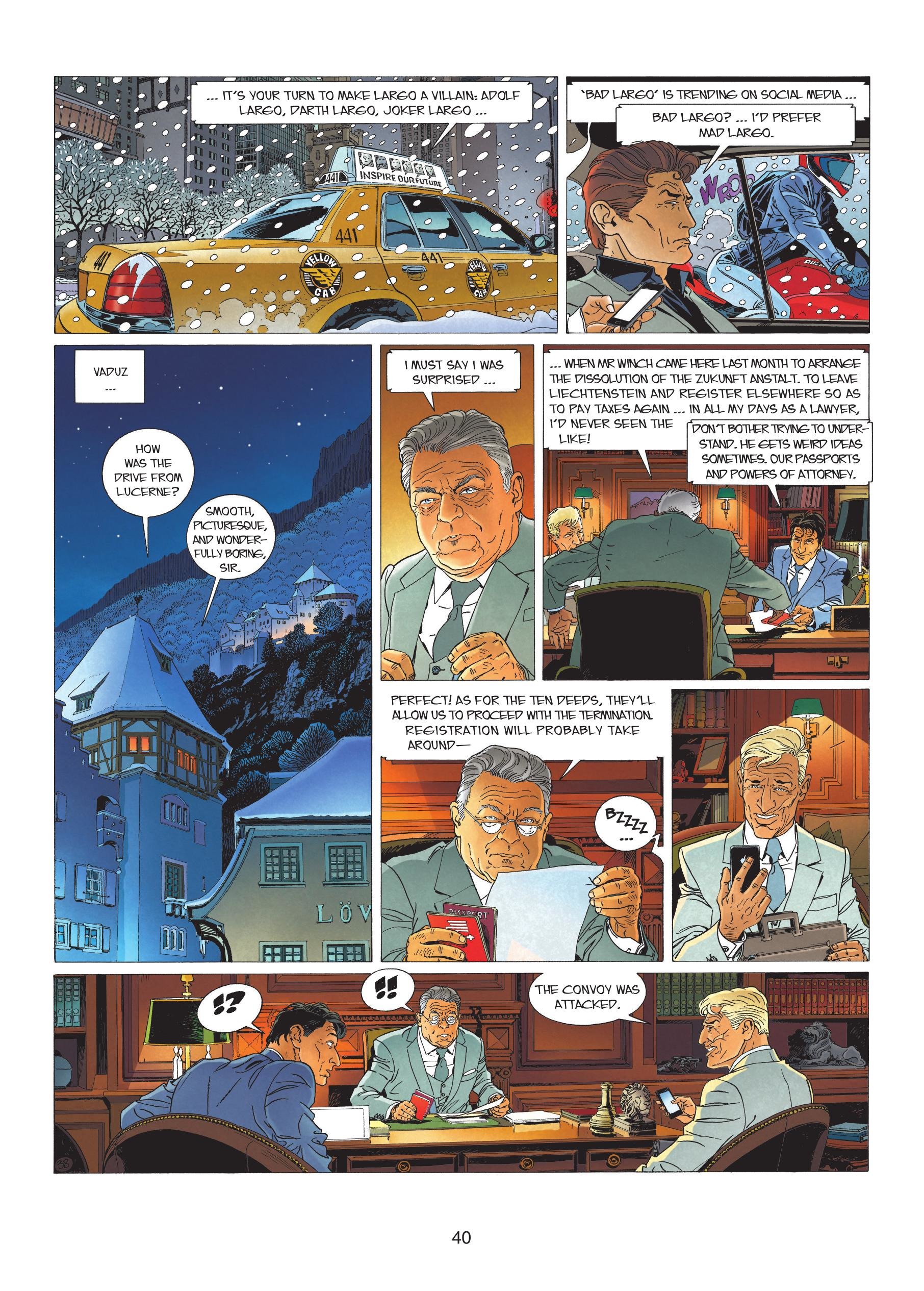 Read online Largo Winch comic -  Issue # TPB 17 - 42