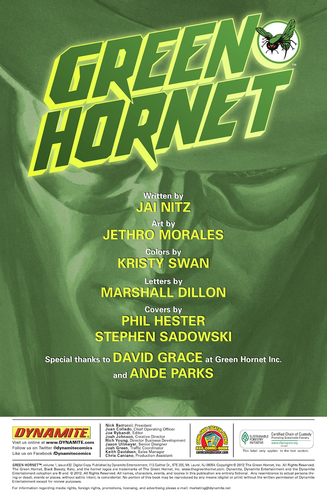 Green Hornet (2010) issue 32 - Page 3