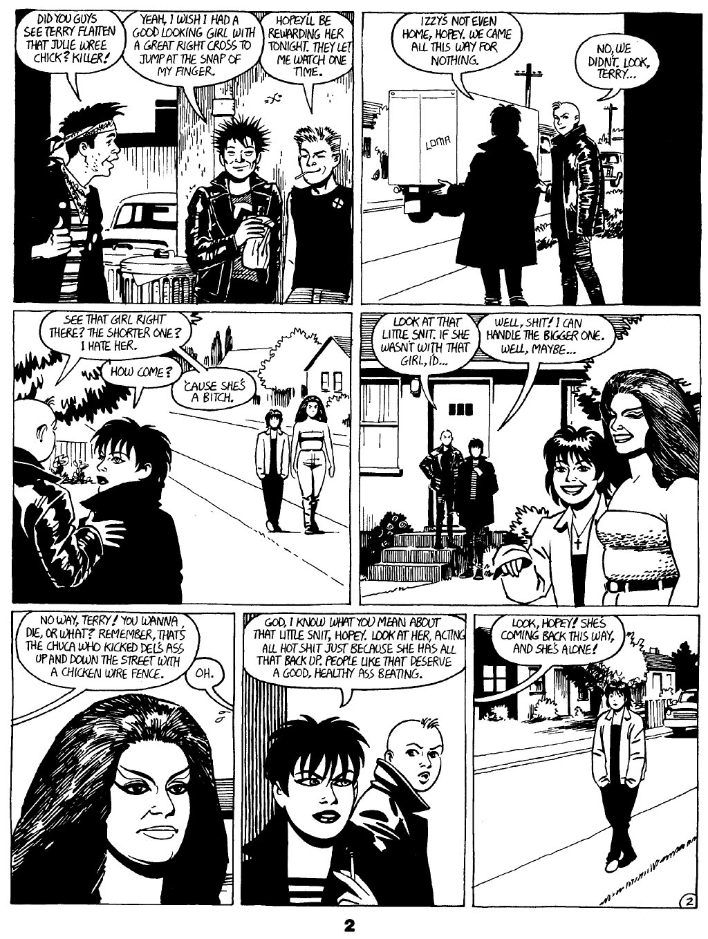 Read online Love and Rockets (1982) comic -  Issue #19 - 4