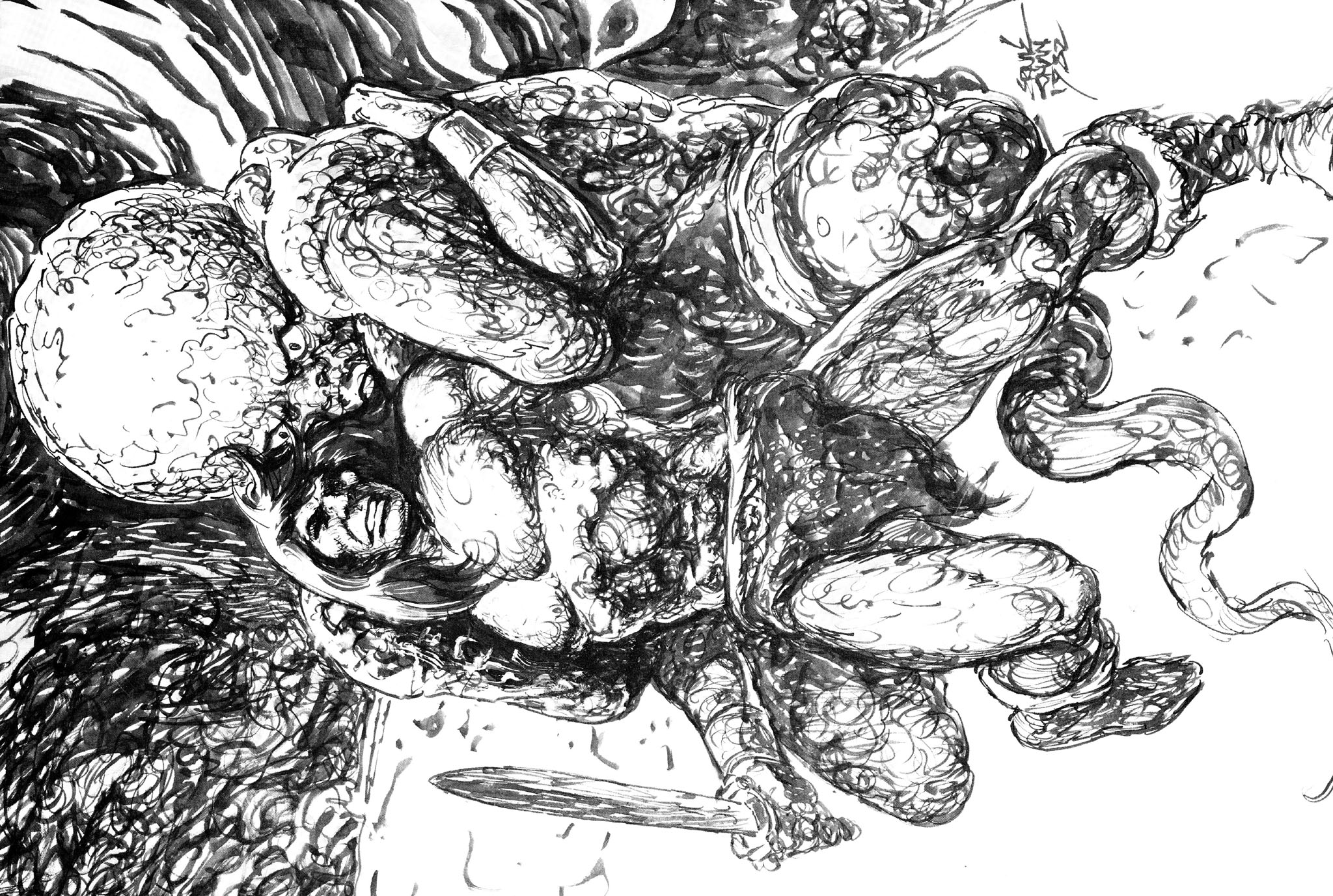 Read online The Savage Sword Of Conan comic -  Issue #96 - 2