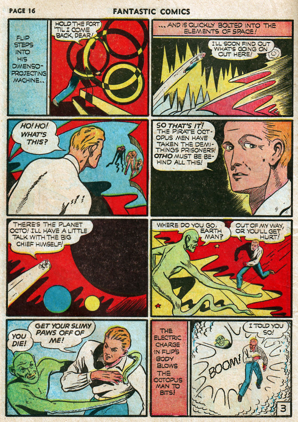 Read online Fantastic Comics comic -  Issue #17 - 18