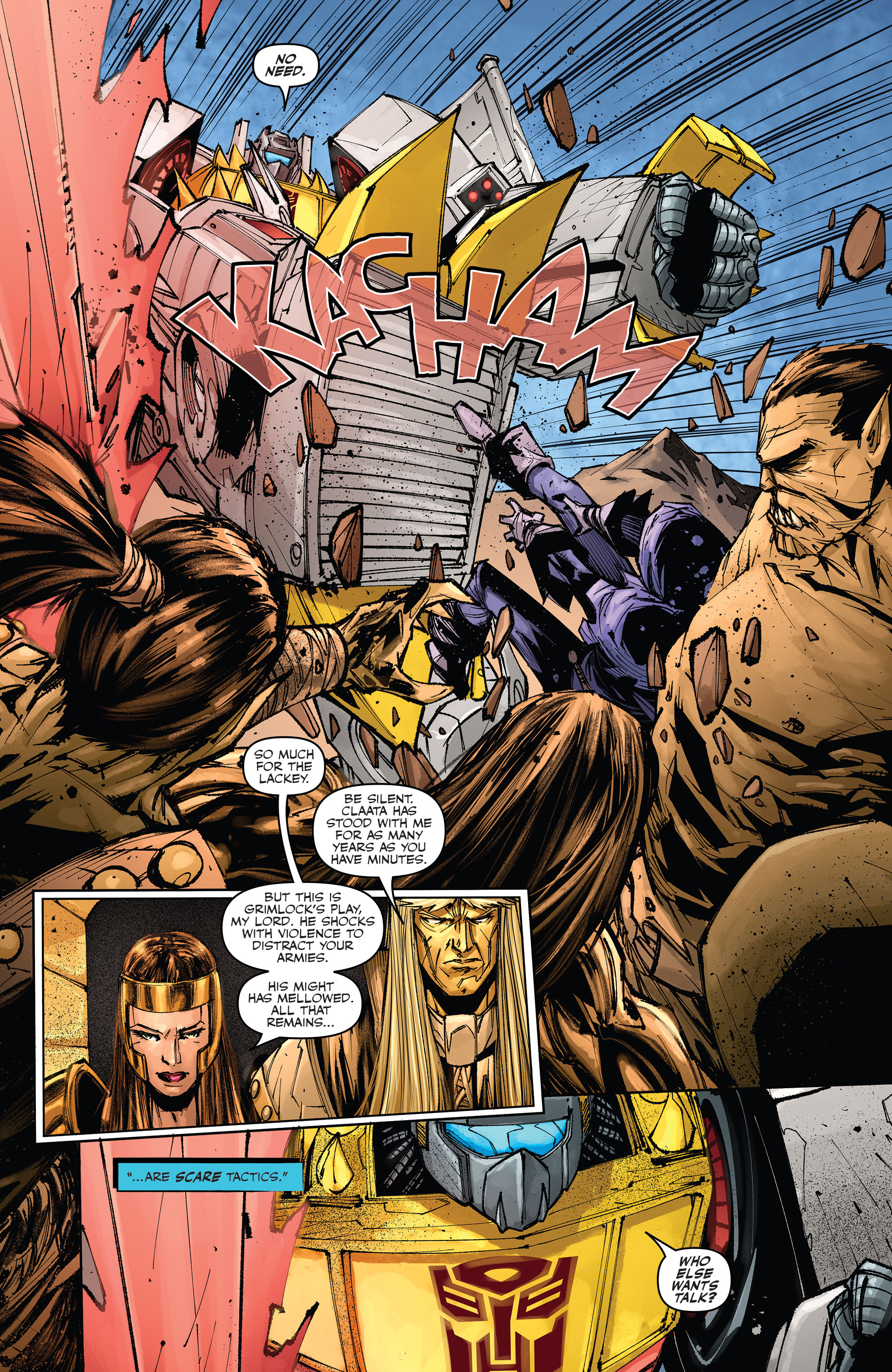 Read online Transformers: King Grimlock comic -  Issue #4 - 12