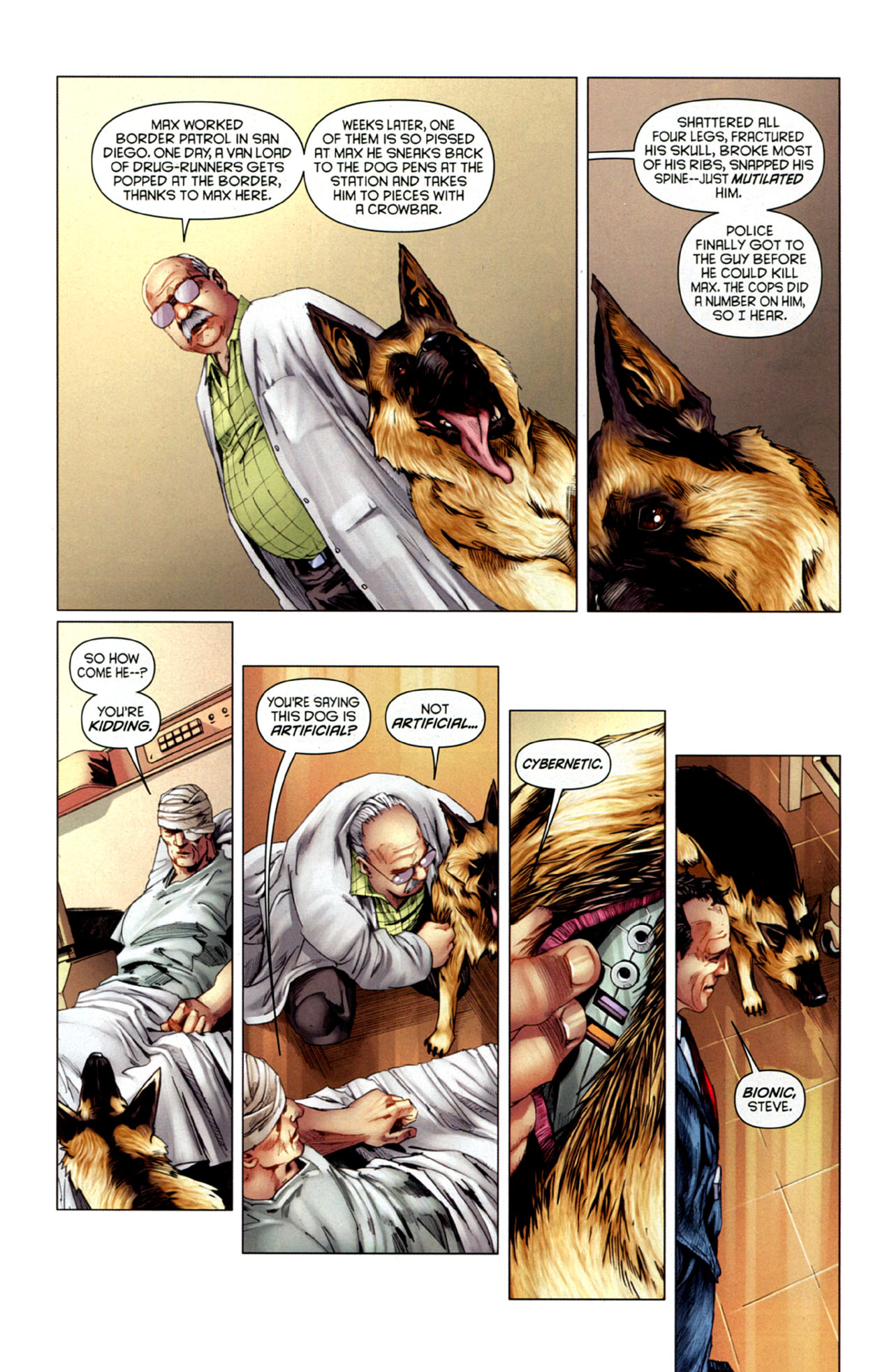 Read online Bionic Man comic -  Issue #4 - 6