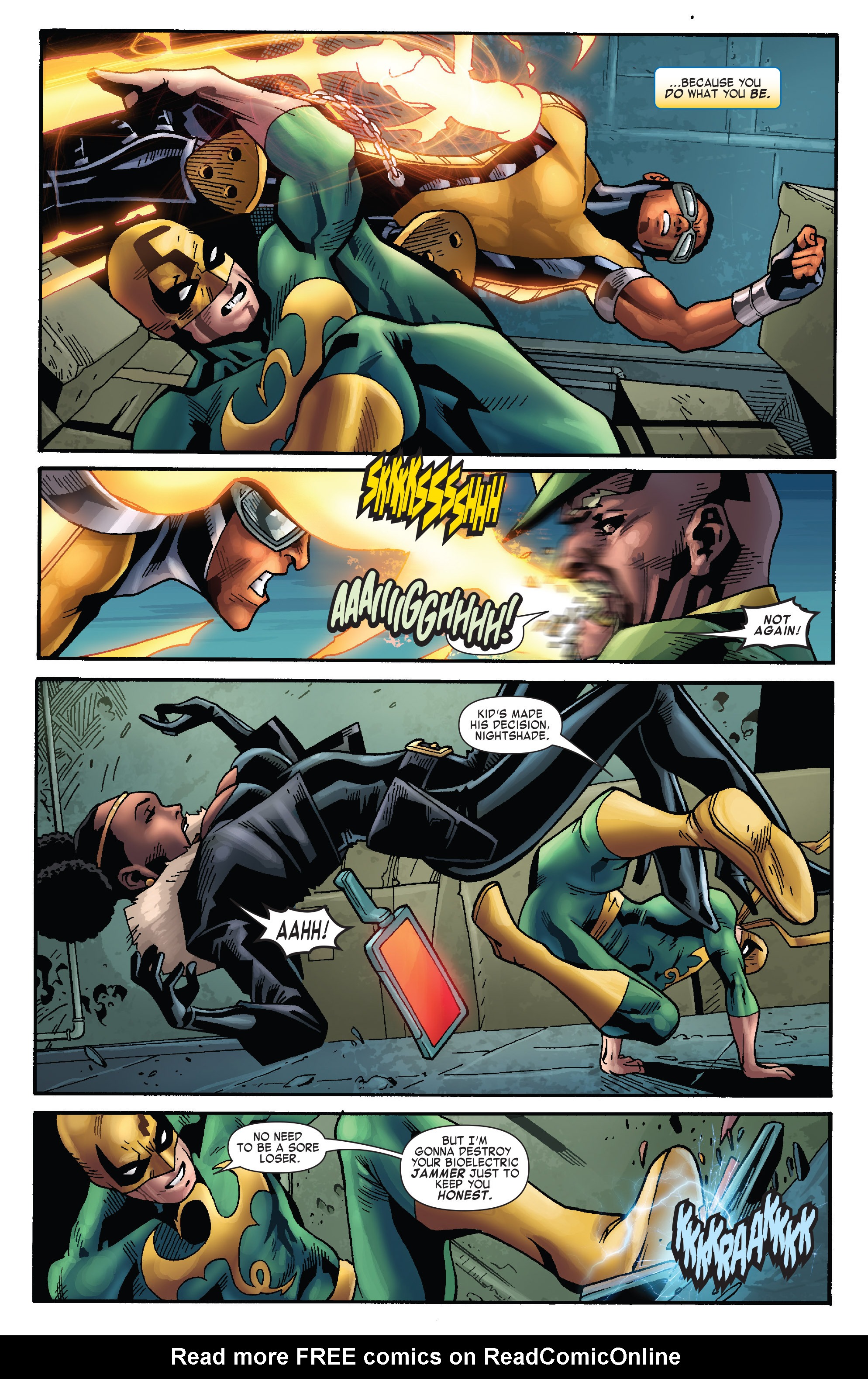 Read online Shadowland: Power Man comic -  Issue #4 - 4