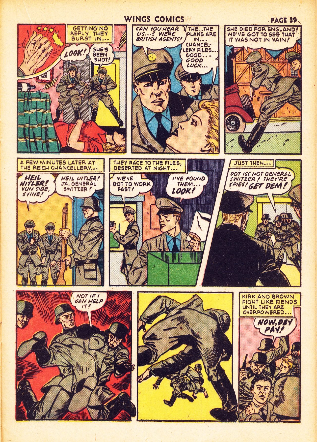 Read online Wings Comics comic -  Issue #20 - 41