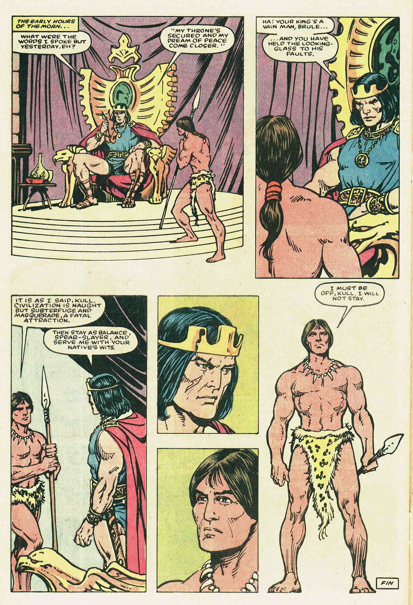 Read online Kull The Conqueror (1983) comic -  Issue #7 - 23