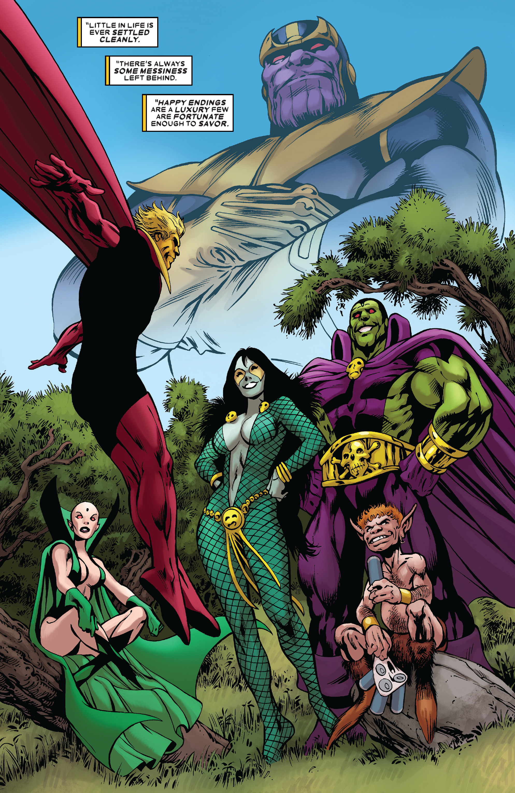 Read online Thanos: The Infinity Ending comic -  Issue # TPB - 100