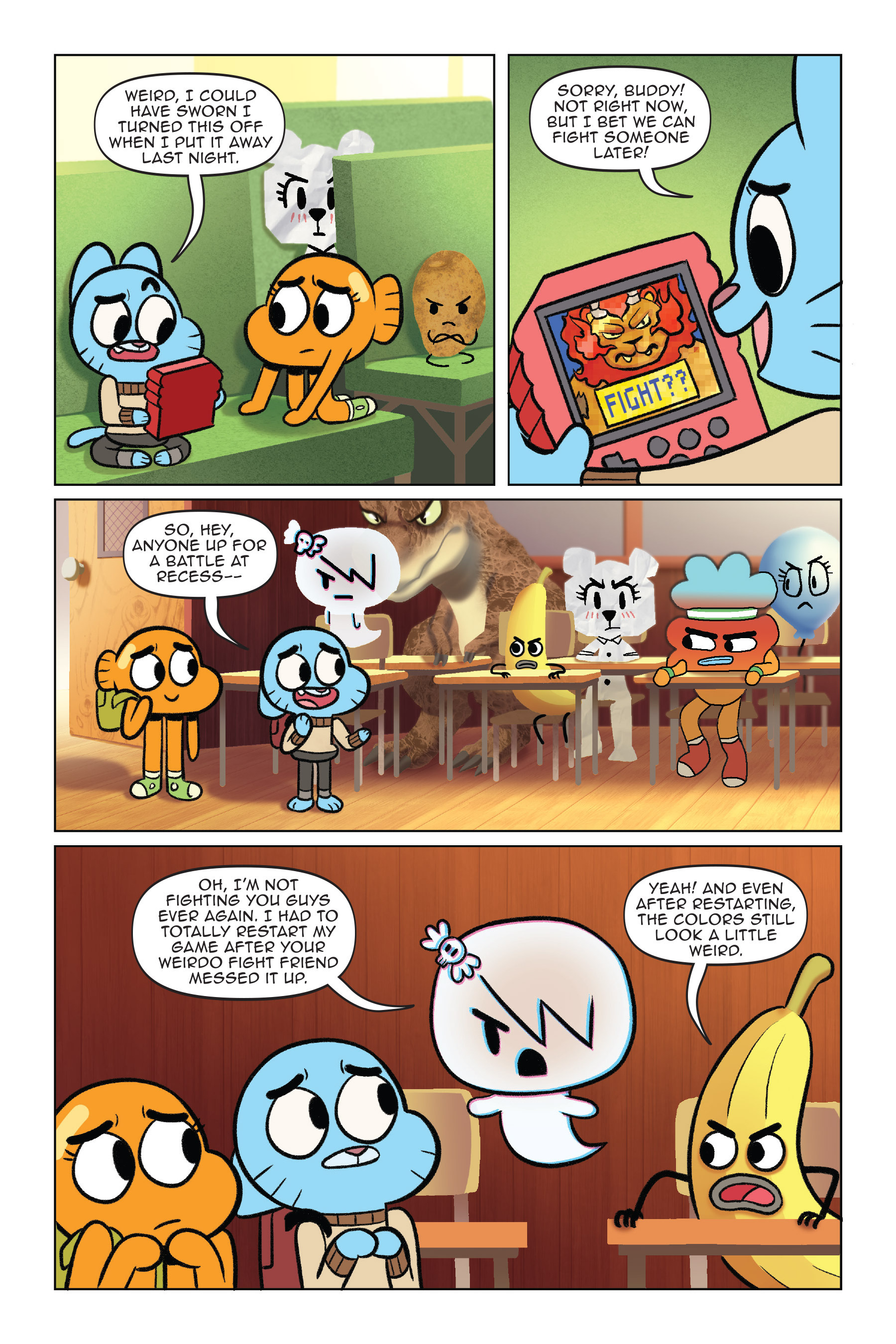 Read online The Amazing World of Gumball: Cheat Code comic -  Issue # Full - 57
